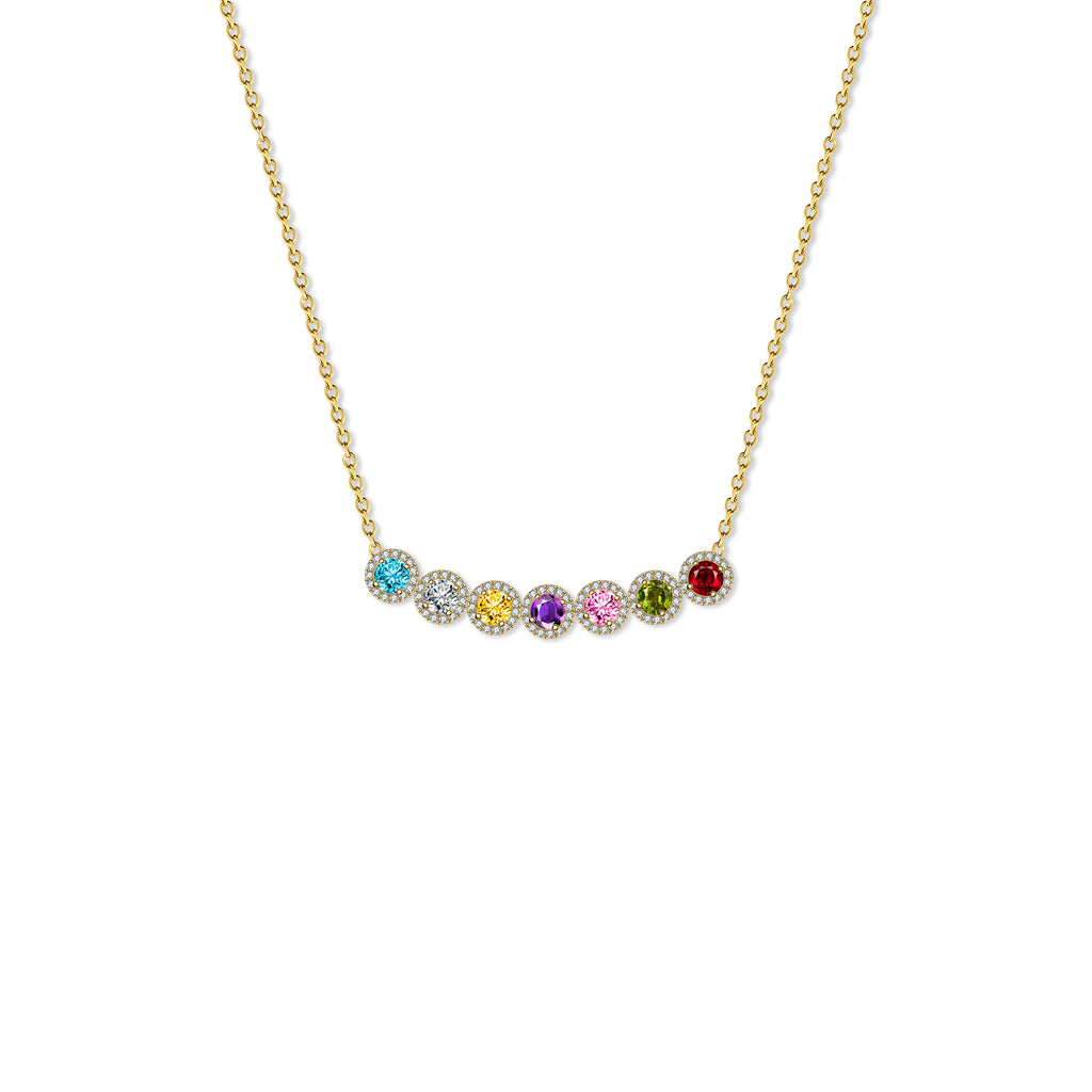 Sparkling Birthstone Necklace
