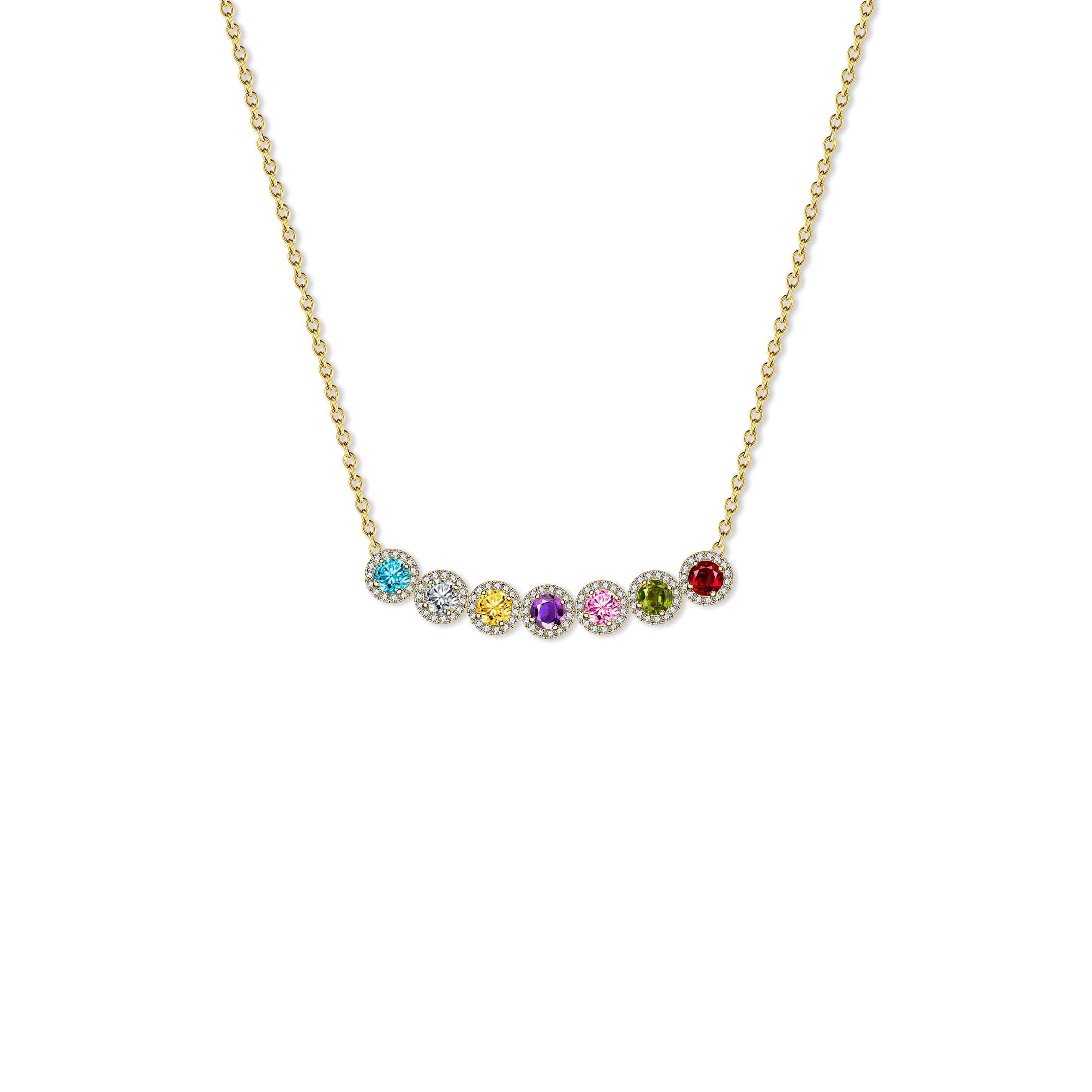 Sparkling Birthstone Necklace