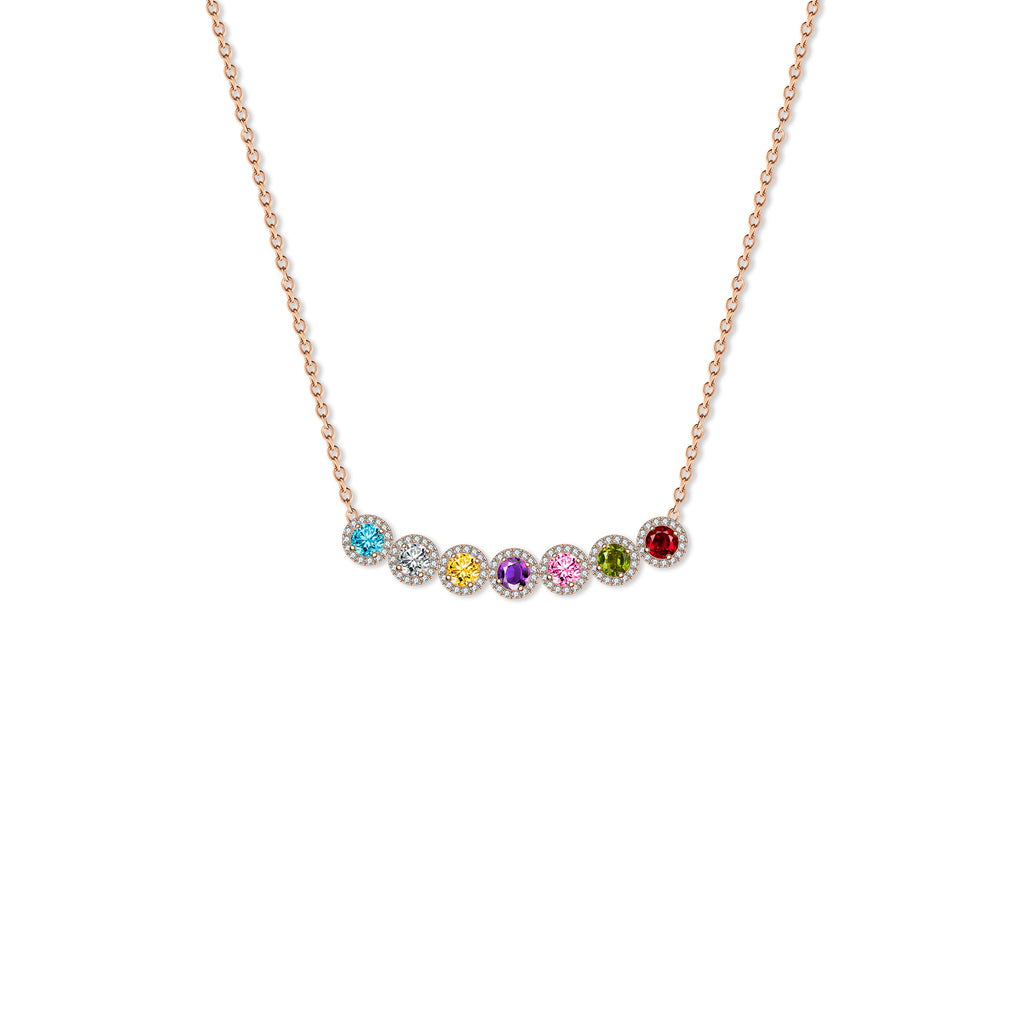 Sparkling Birthstone Necklace