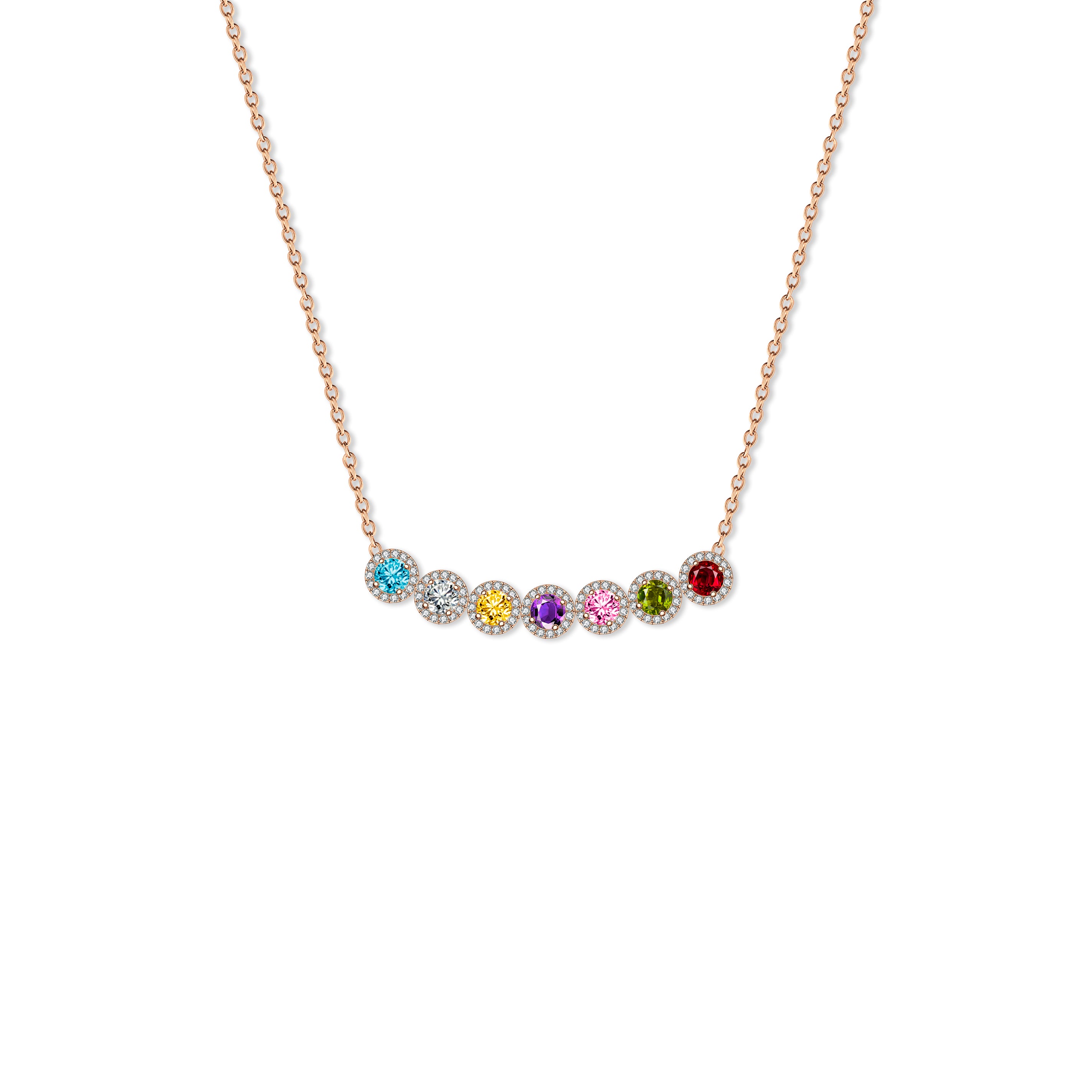 Sparkling Birthstone Necklace