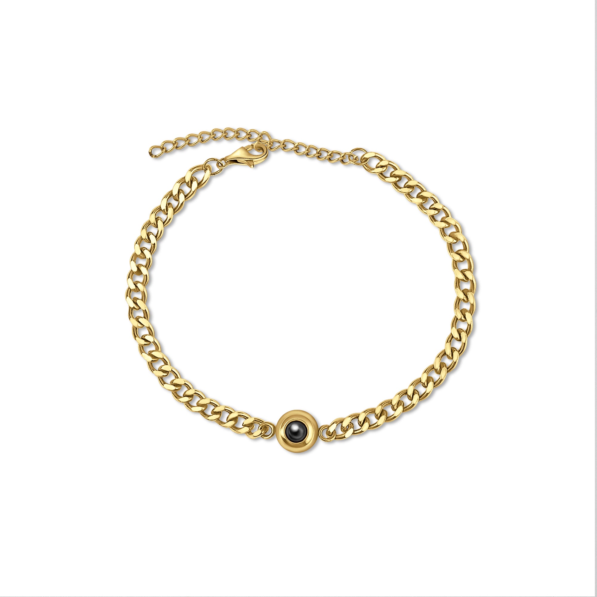 Custom Photo Projection Chain Bracelet