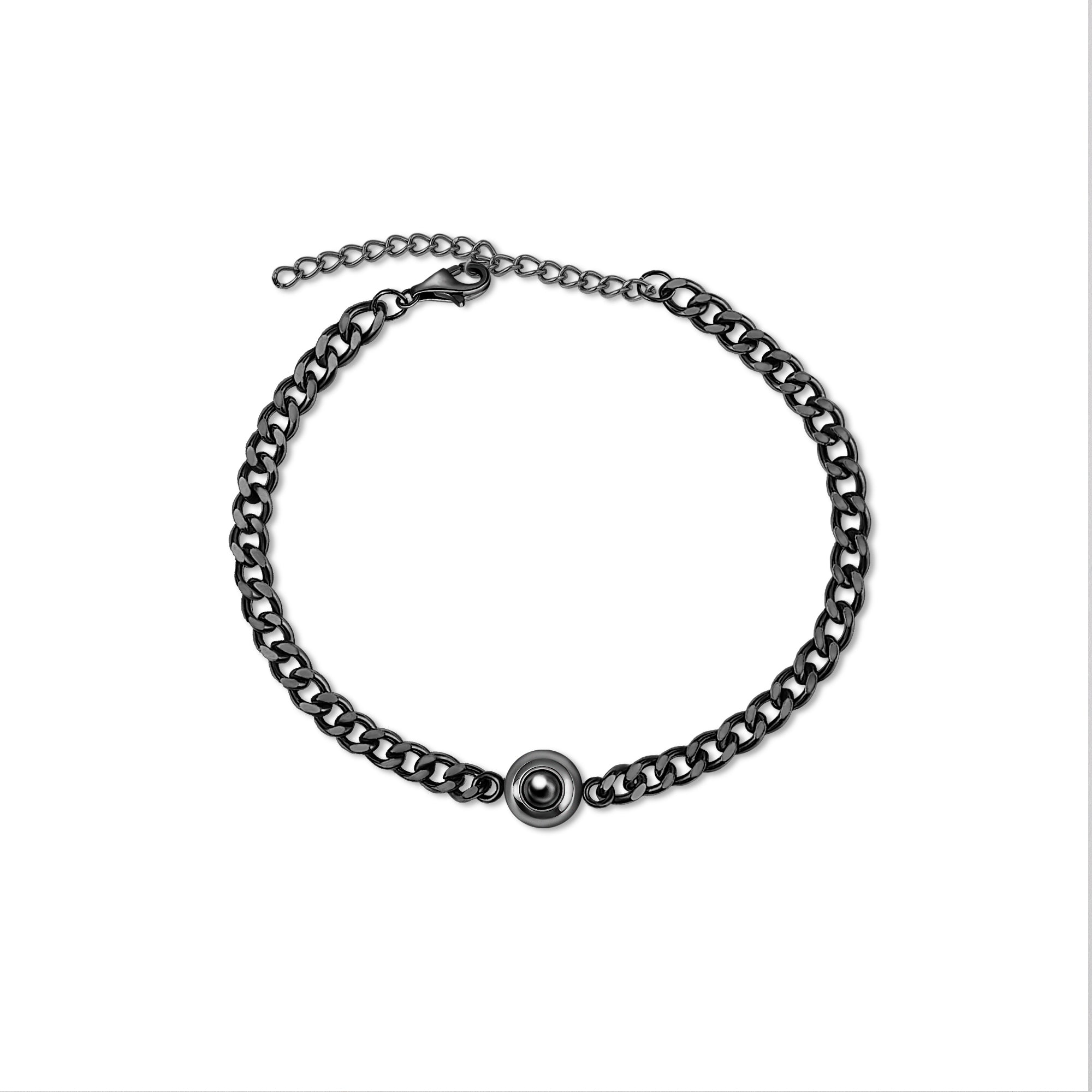 Custom Photo Projection Chain Bracelet