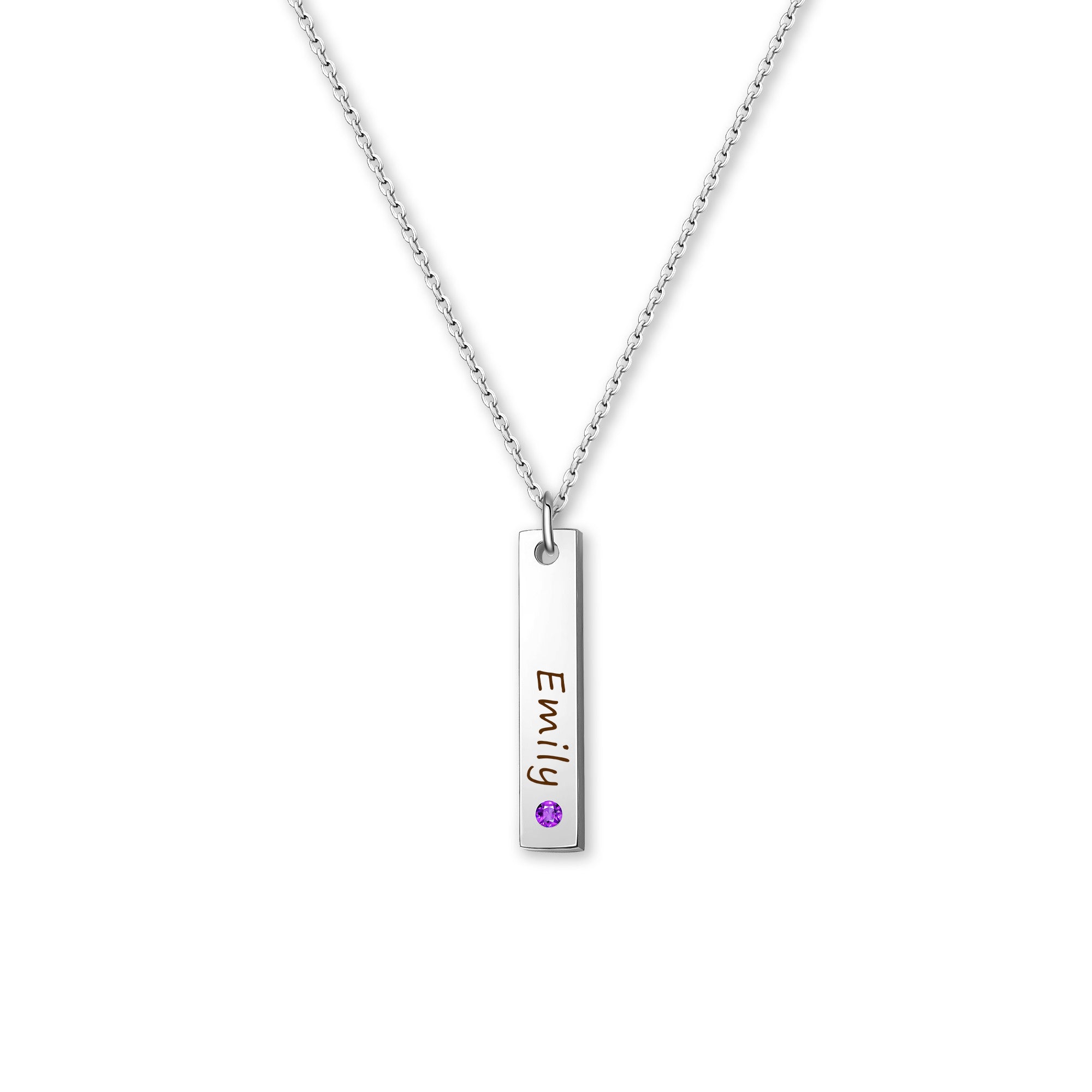 Vertical Birthstone Bar