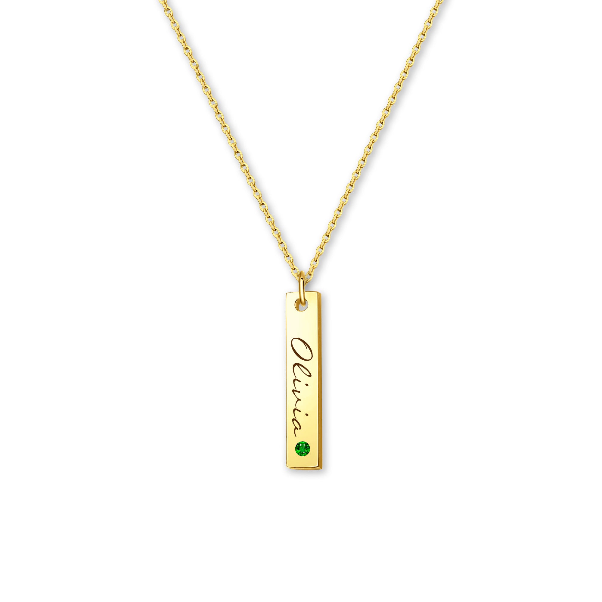 Vertical Birthstone Bar