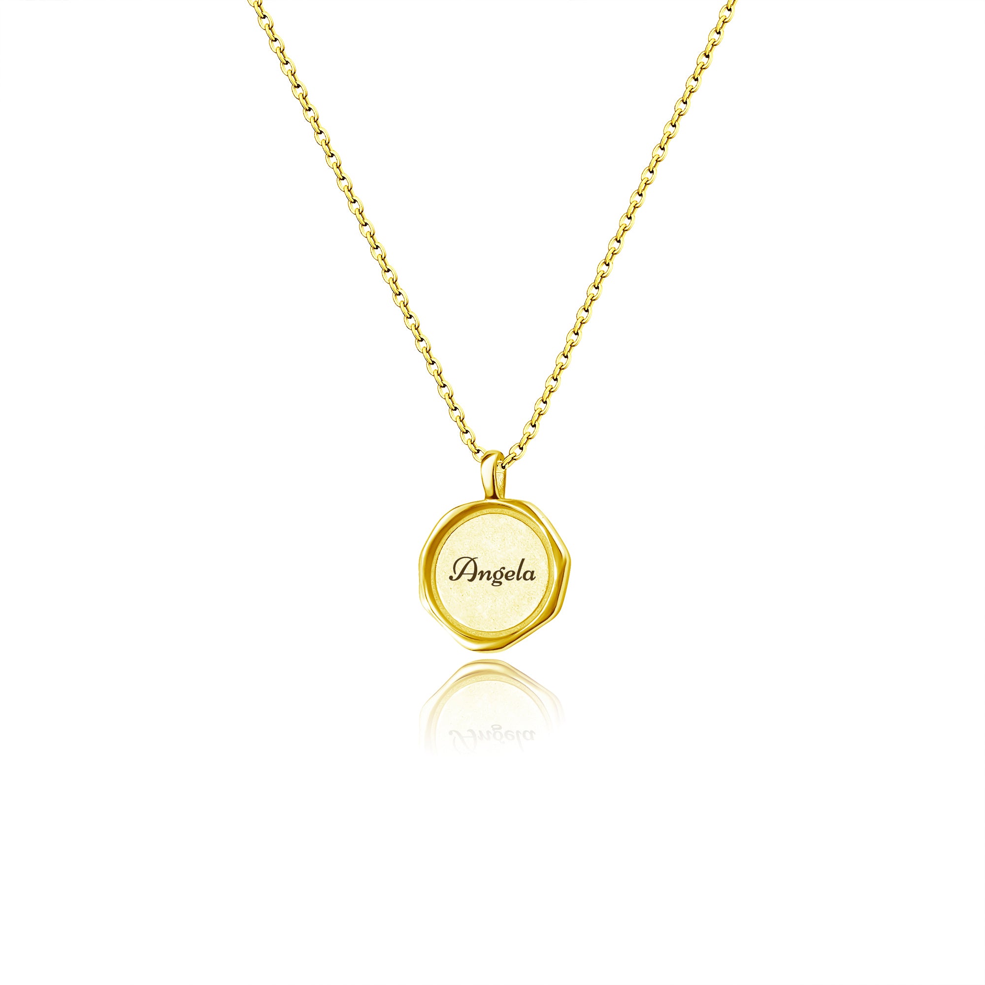 Custom Text Stamped Necklace