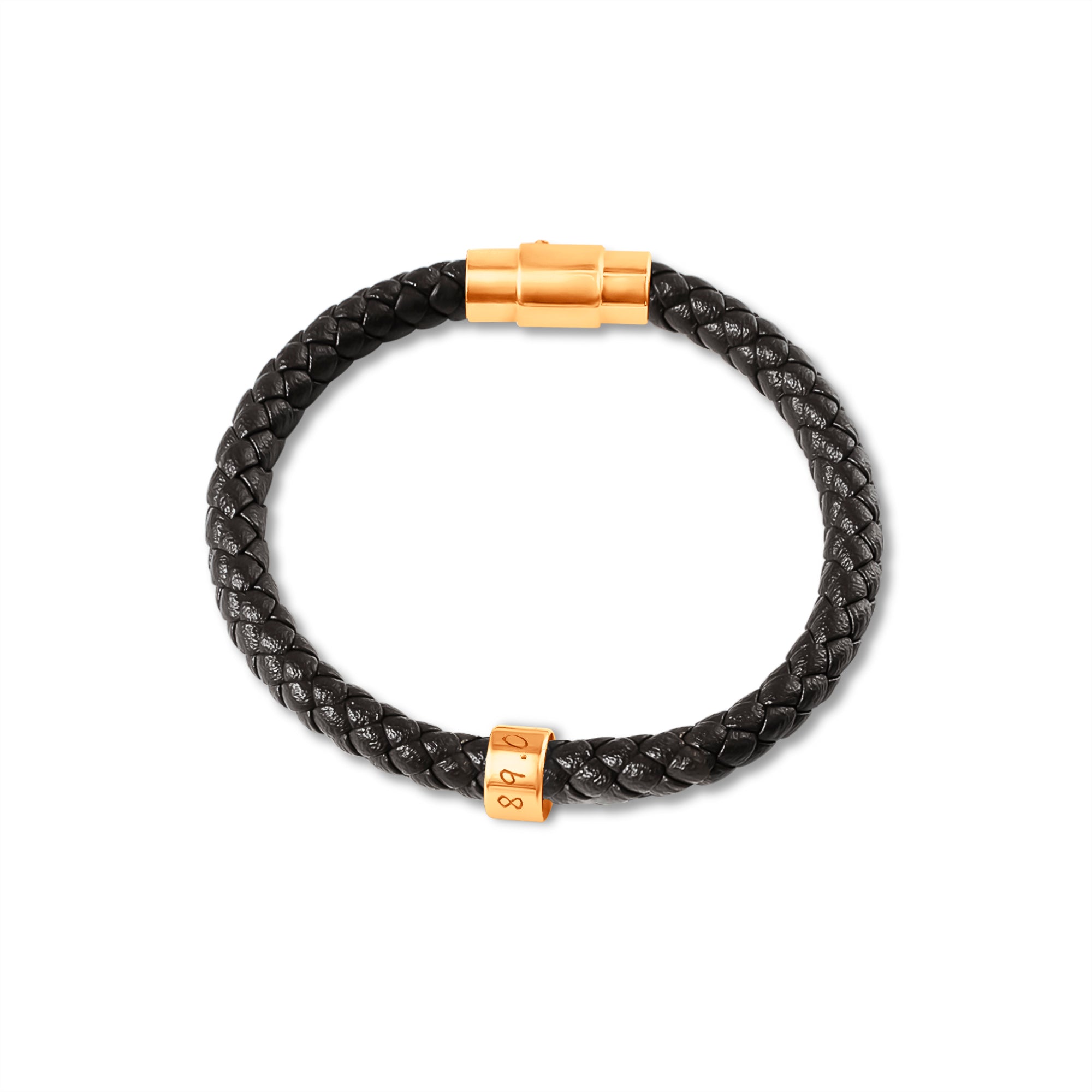 Custom Braided Rope Bead Bracelet