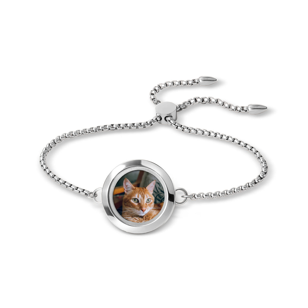 Photo Locket Pet Memorial Bracelet