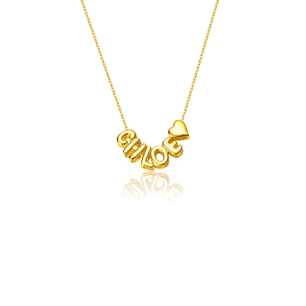 Personalized Letter Bead Name Necklace