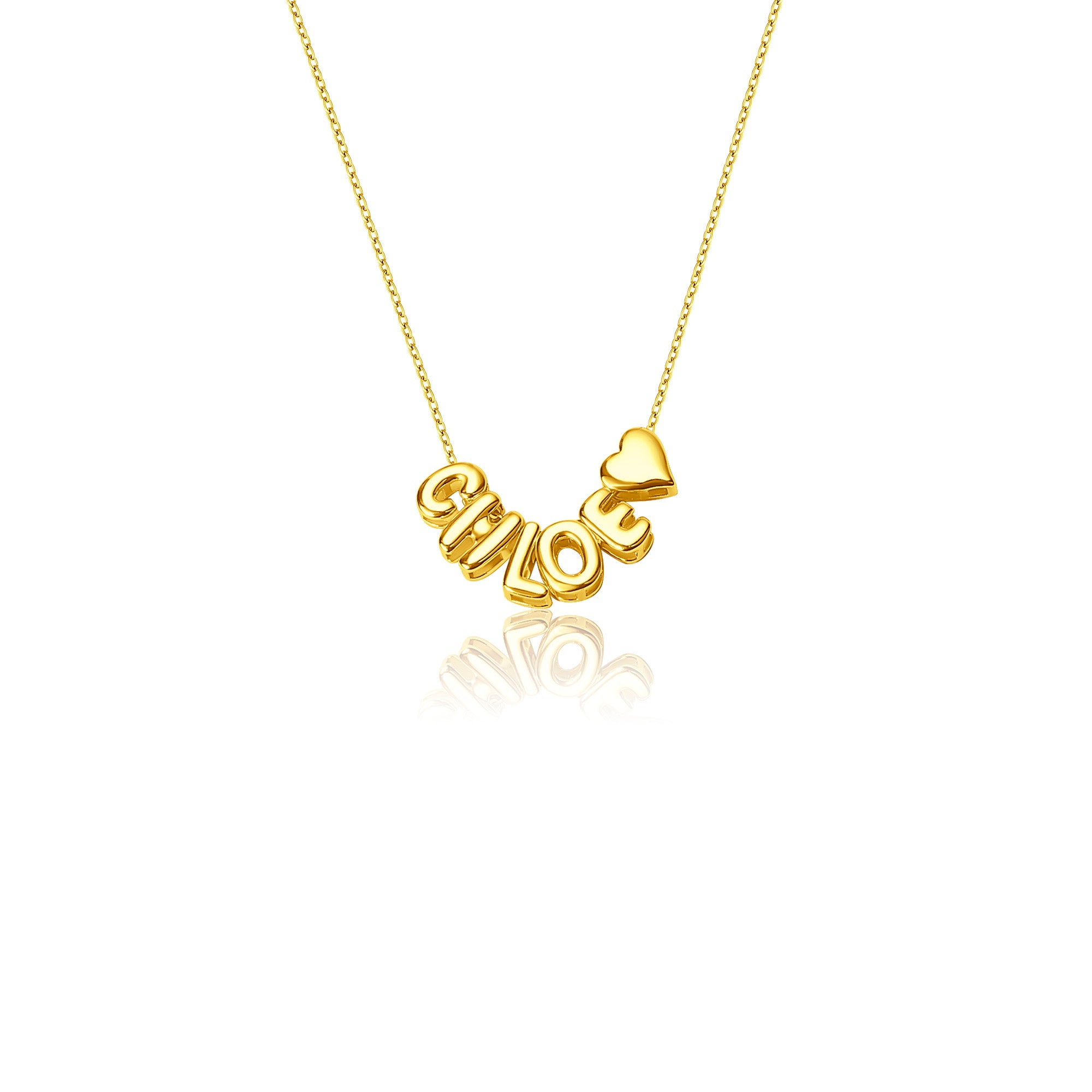 Personalized Letter Bead Name Necklace