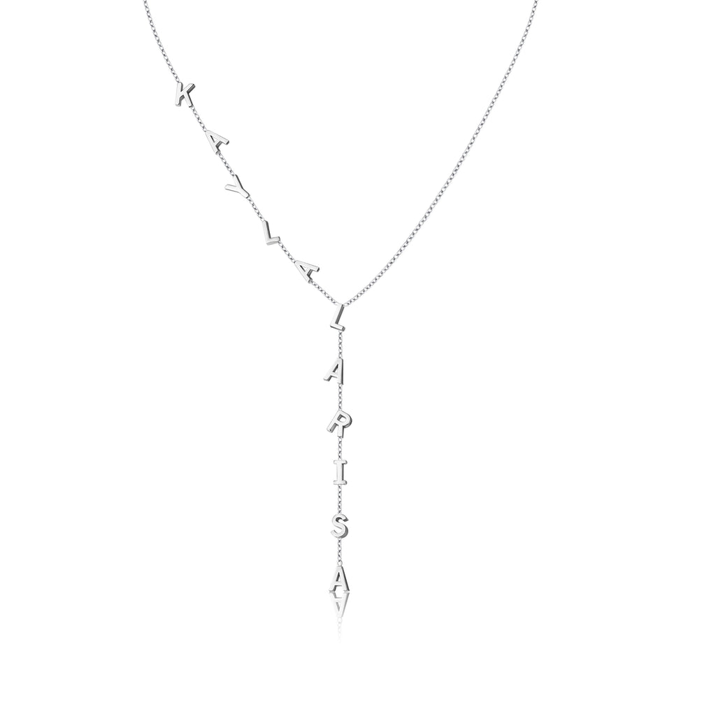 Custom Lariat Name Necklace