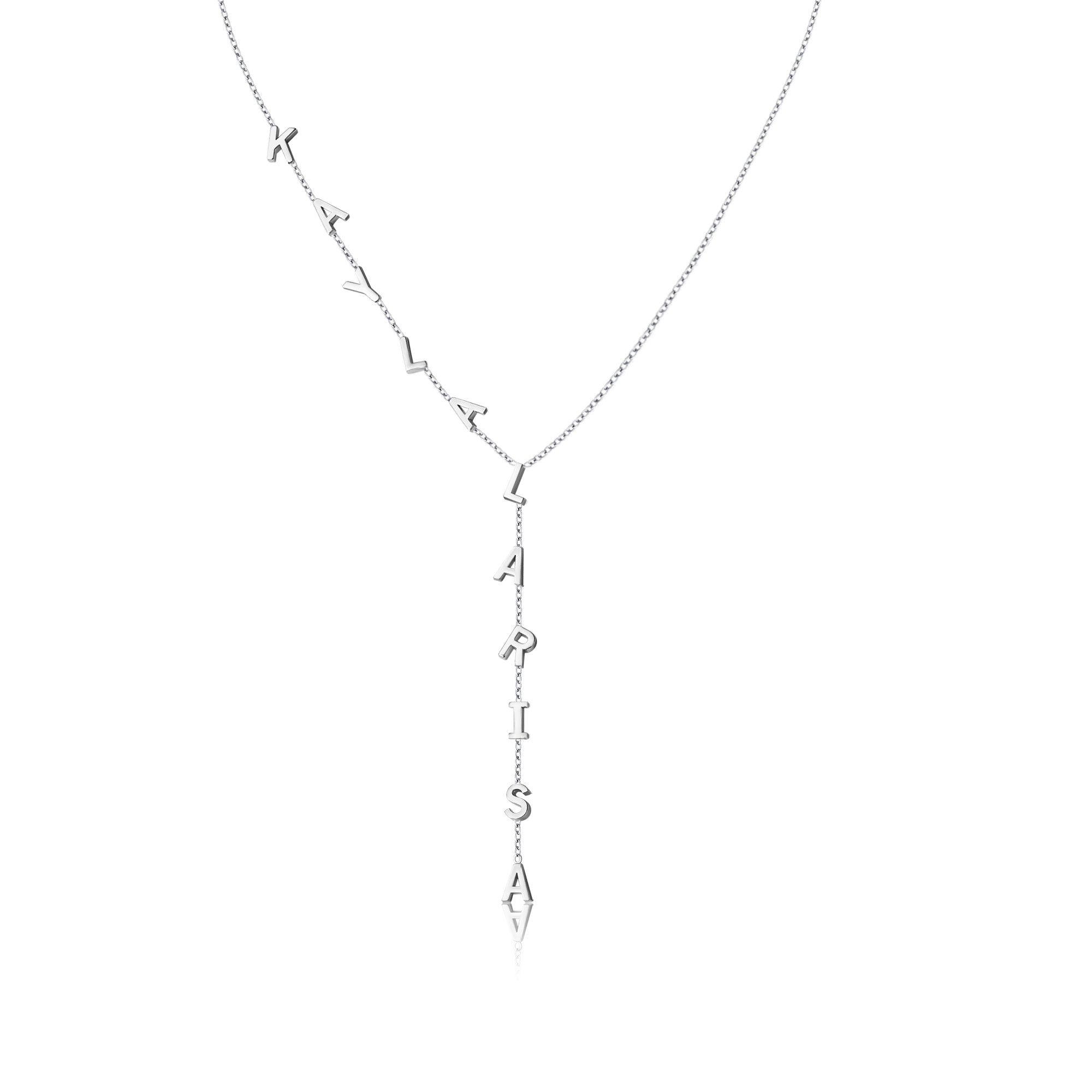 Custom Lariat Name Necklace