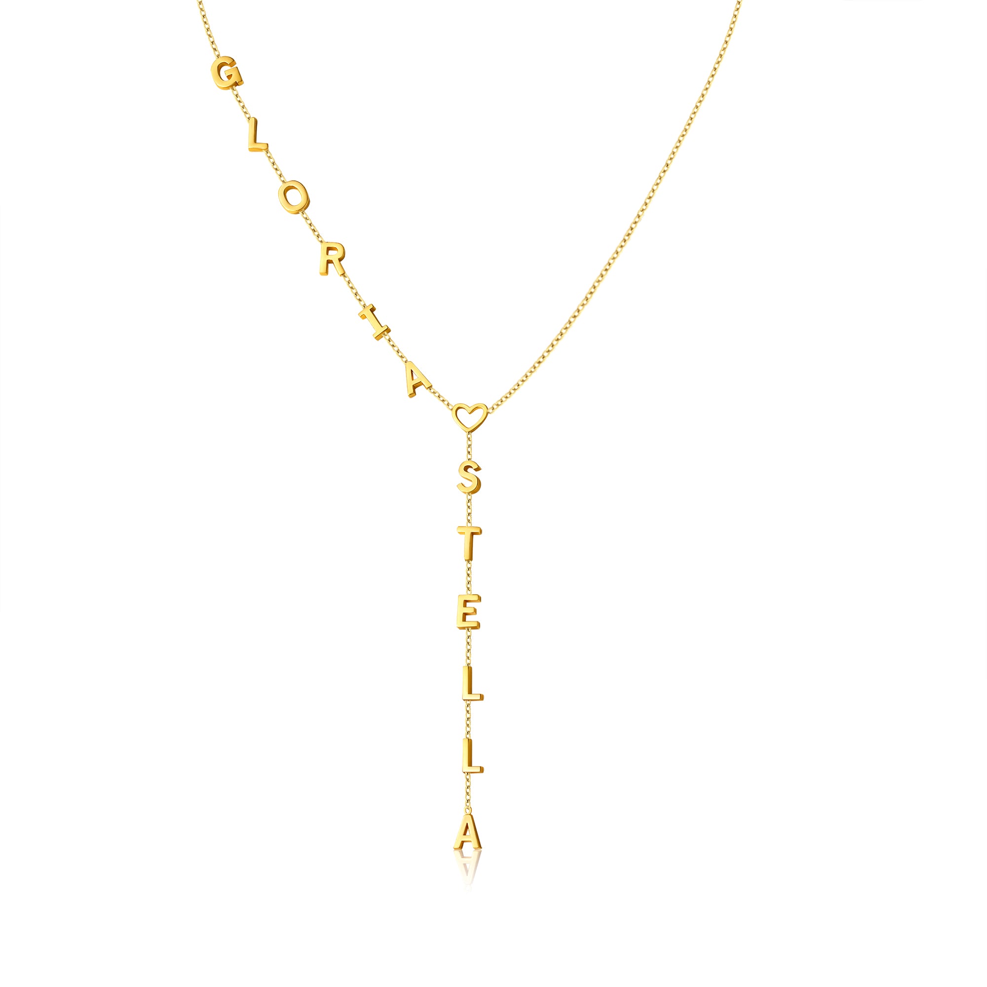 Custom Lariat Name Necklace