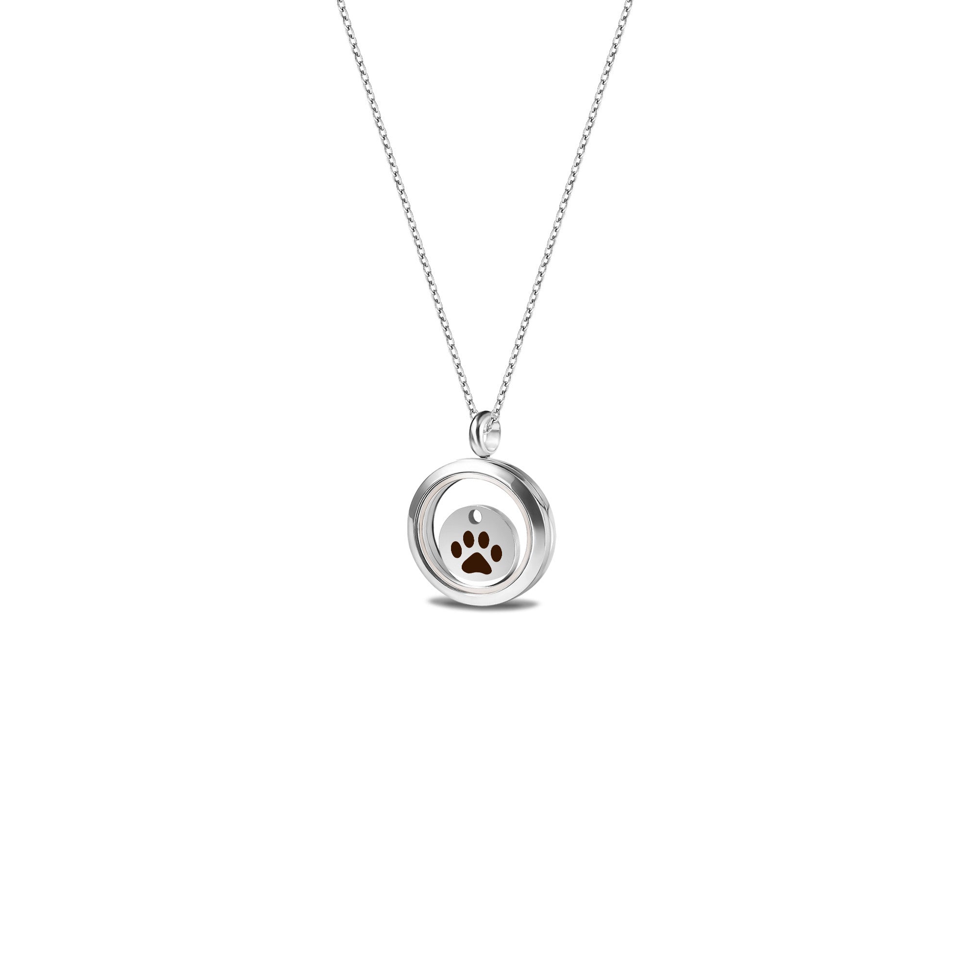 Personalized Charm Locket Pet Memorial Necklace