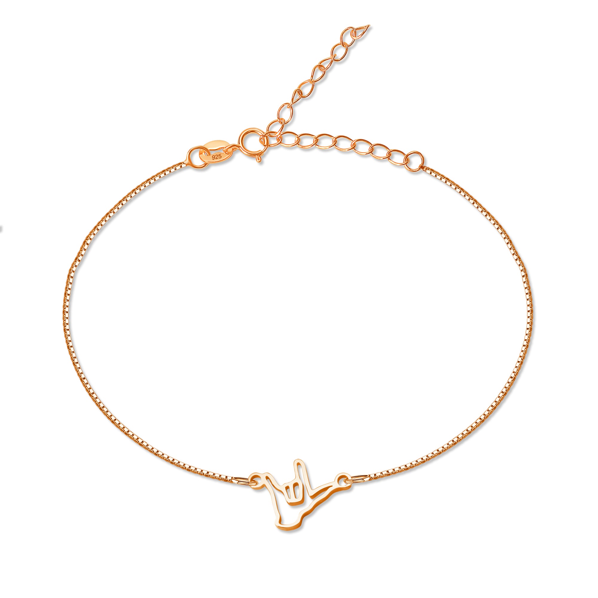 Custom Sign Language Bracelet