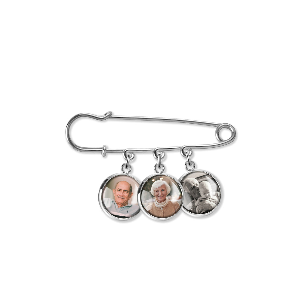 Photo Wedding Brooch