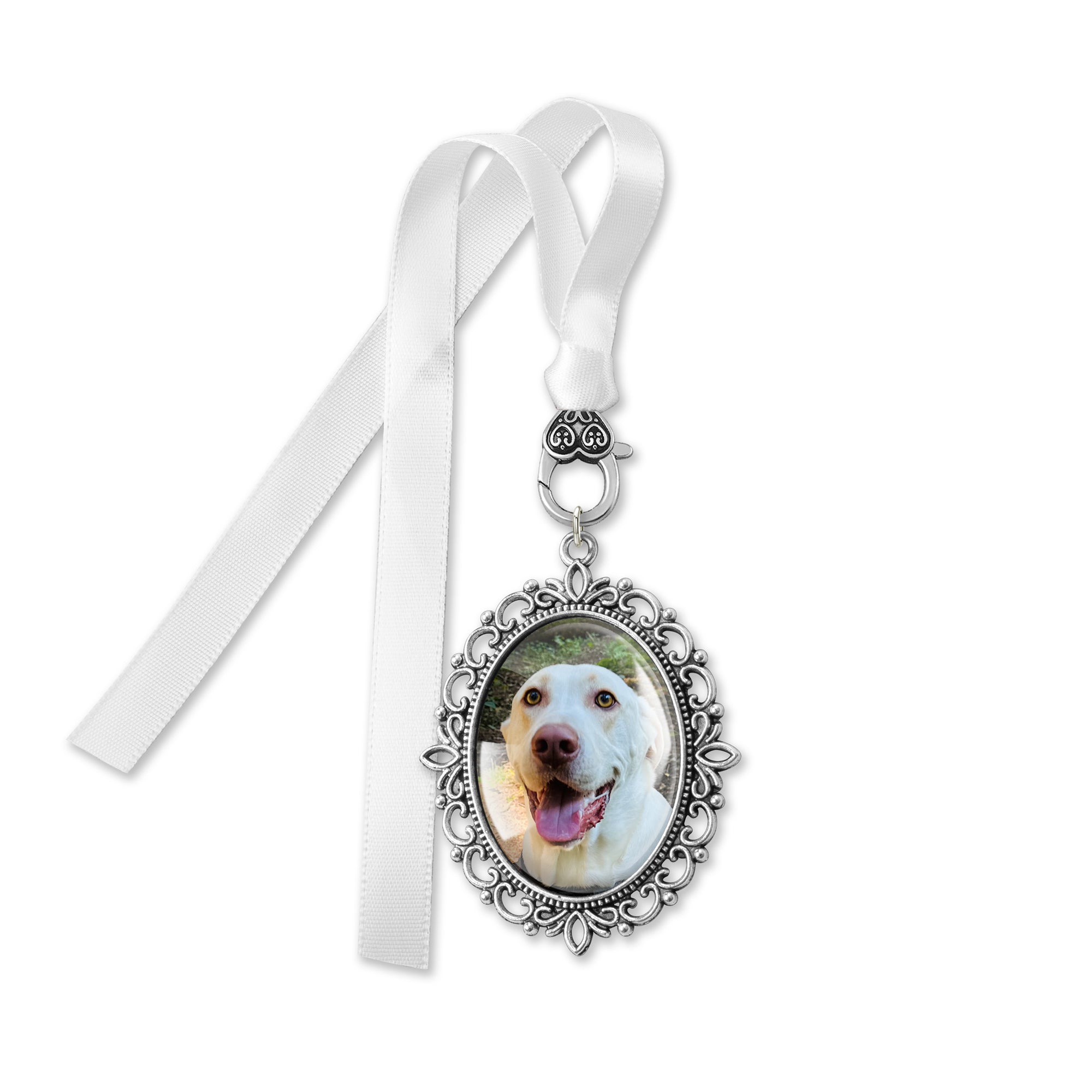 Oval Graduation Resin and Ribbon Brooch