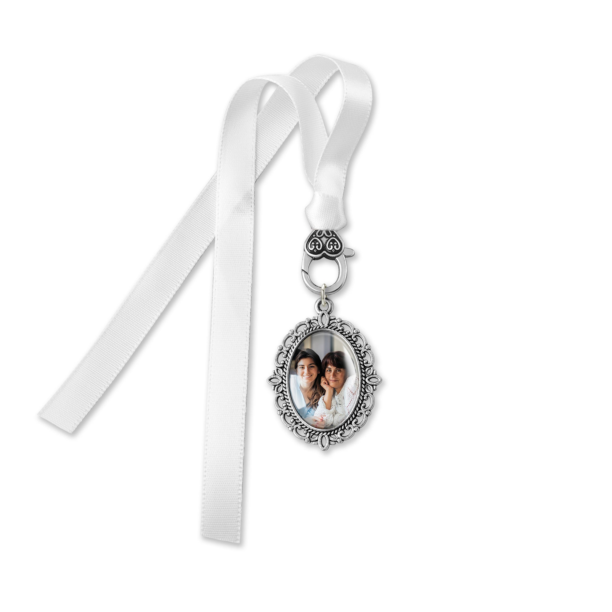 Oval Graduation Resin and Ribbon Brooch