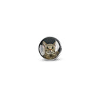 Round Pet Photo Charm Pin – Memorial Keepsake
