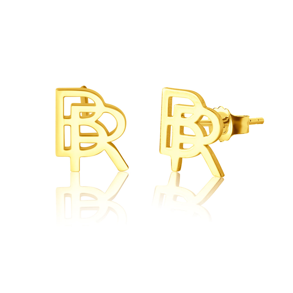 Personalized 2 Initial Earrings