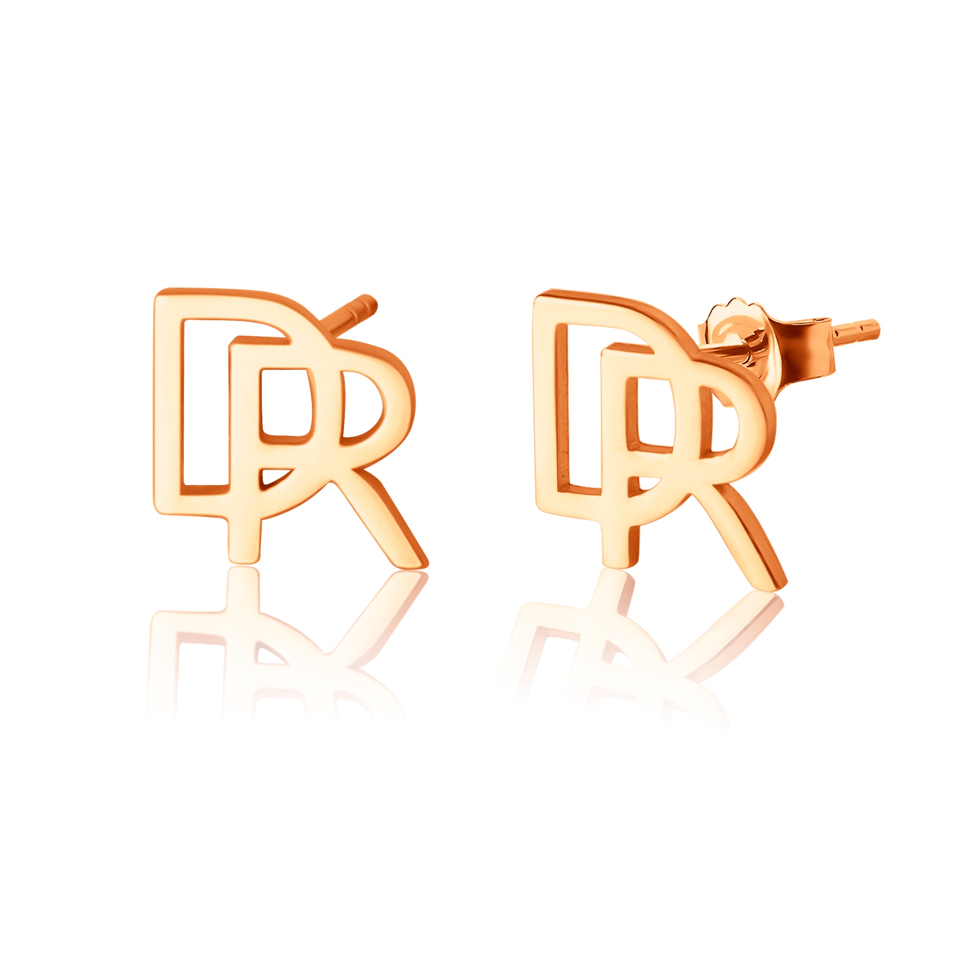 Personalized 2 Initial Earrings