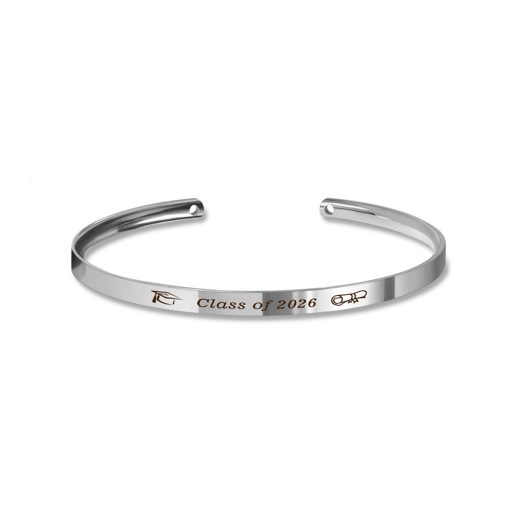 Dainty Graduation Cuff Bangle