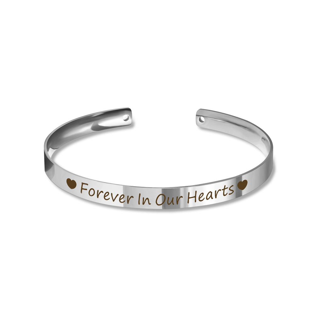 Custom Memorial Cuff Bangle – Remembrance Keepsake