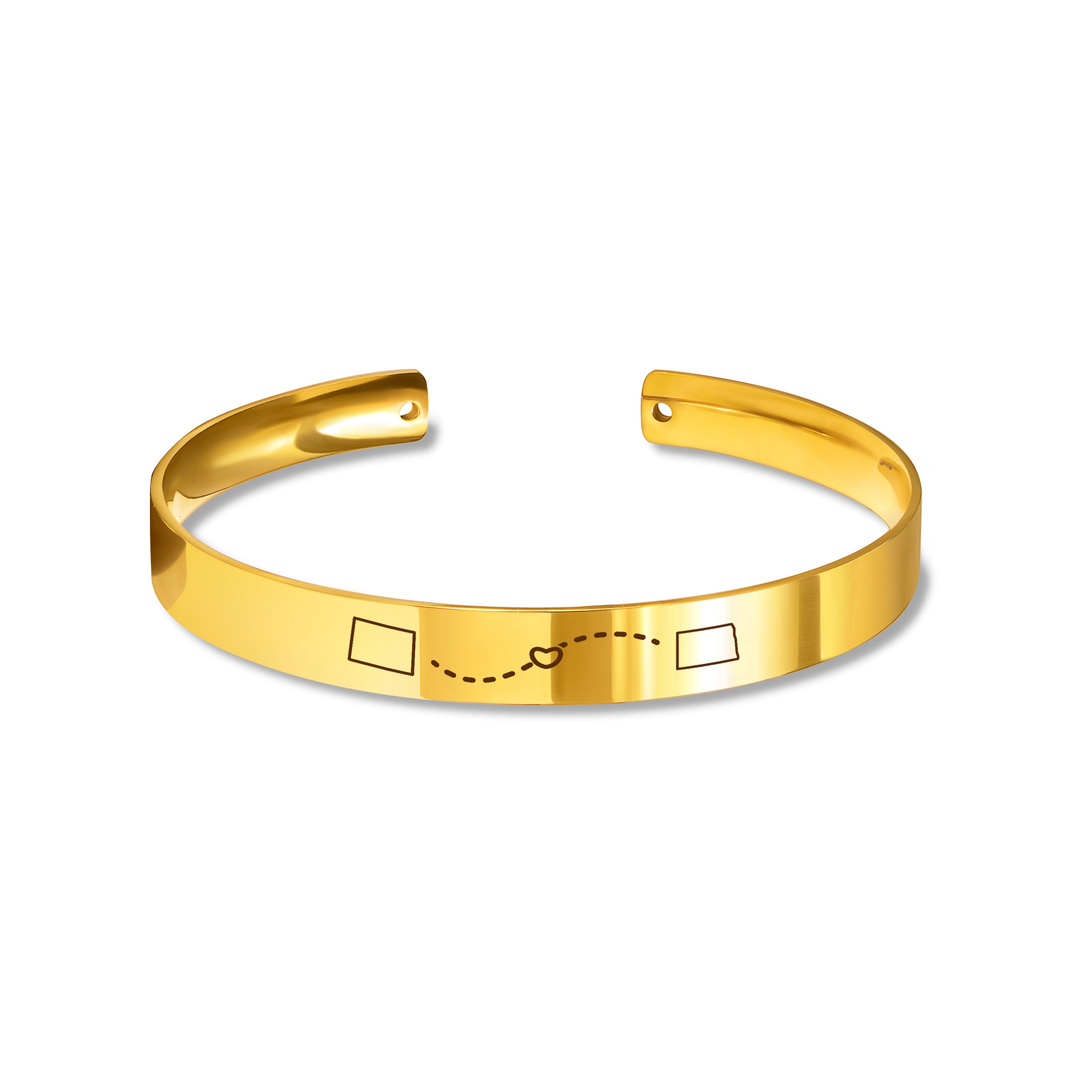 Long Distance 8mm Cuff Bangle