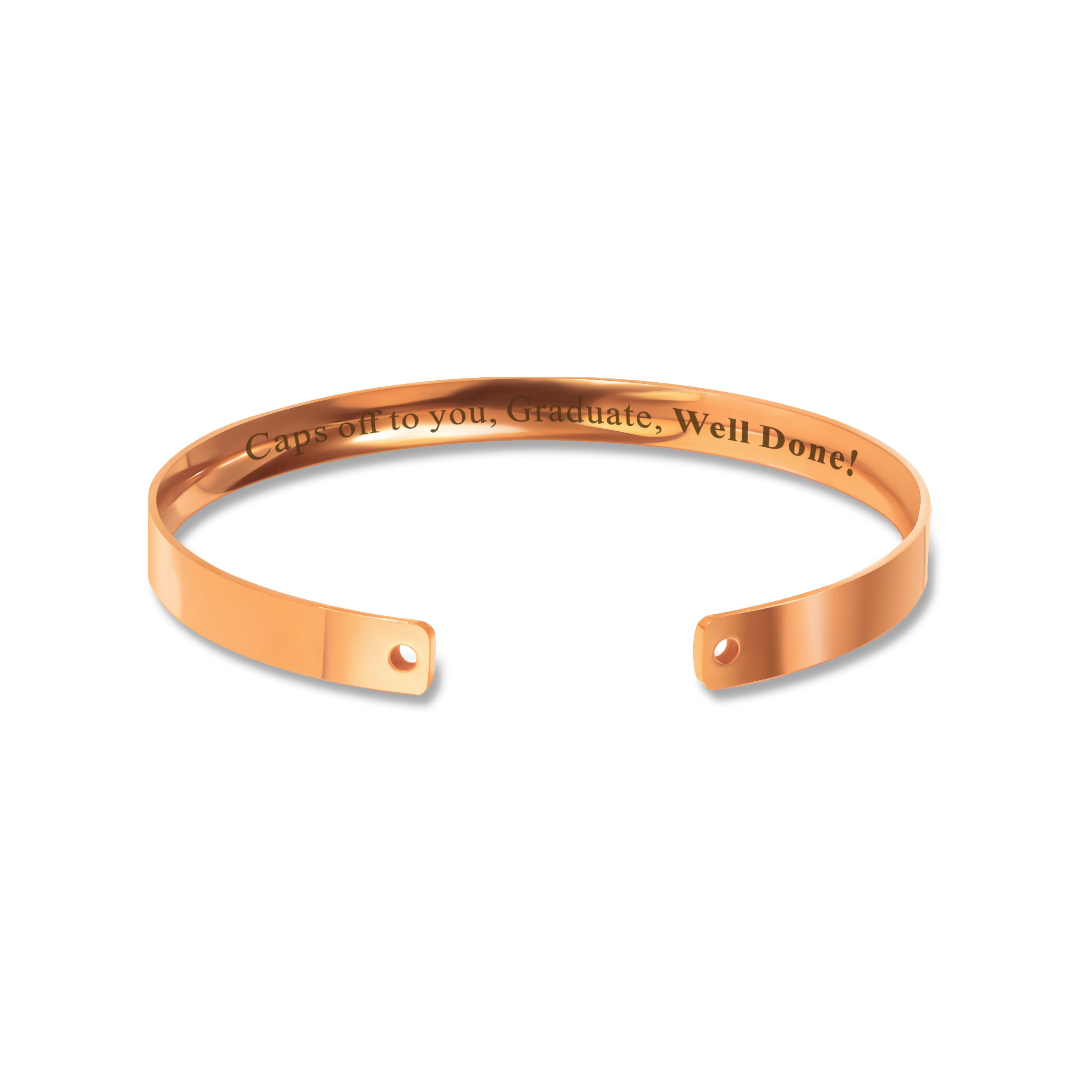 Motivational Graduation Cuff Bangle