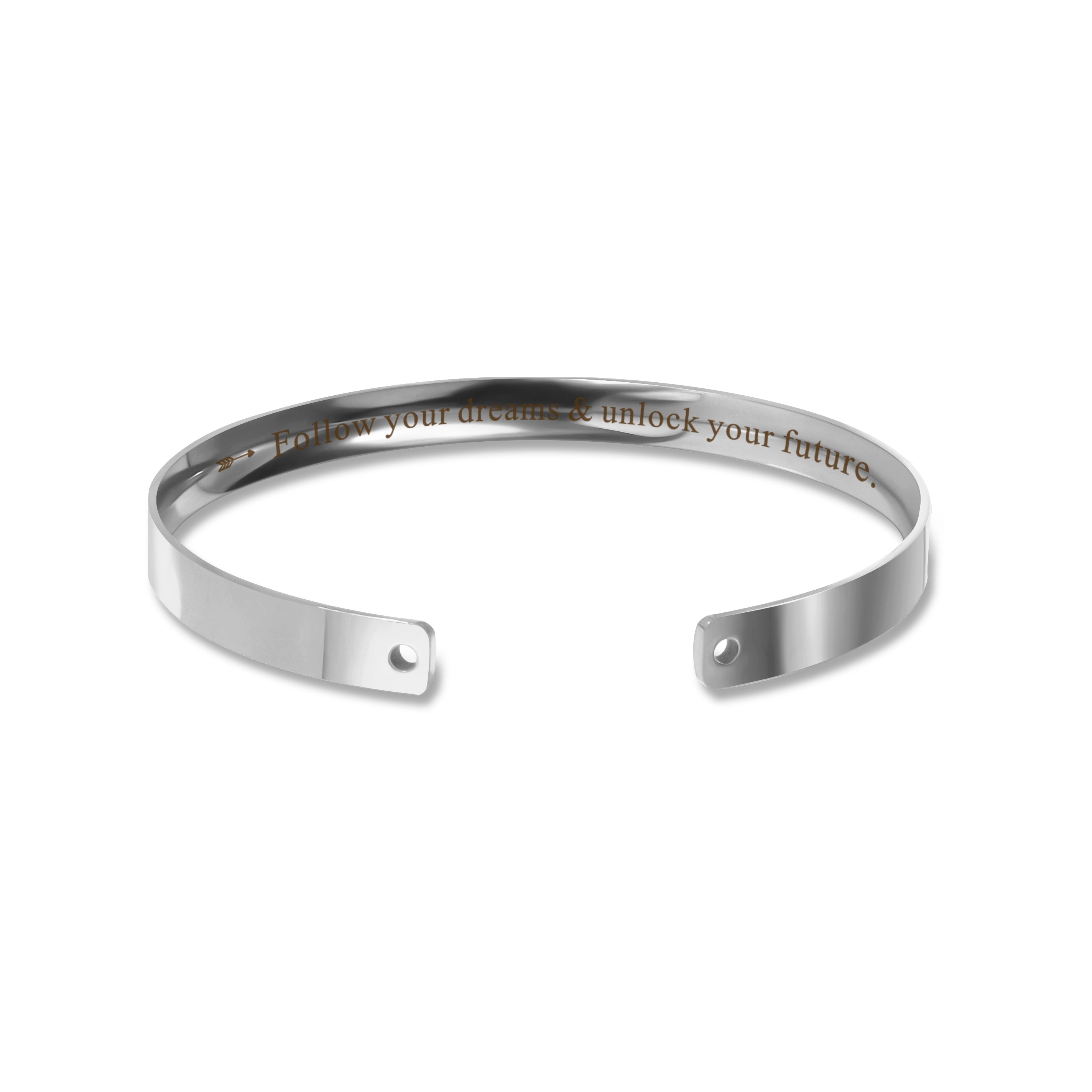 Motivational Graduation Cuff Bangle