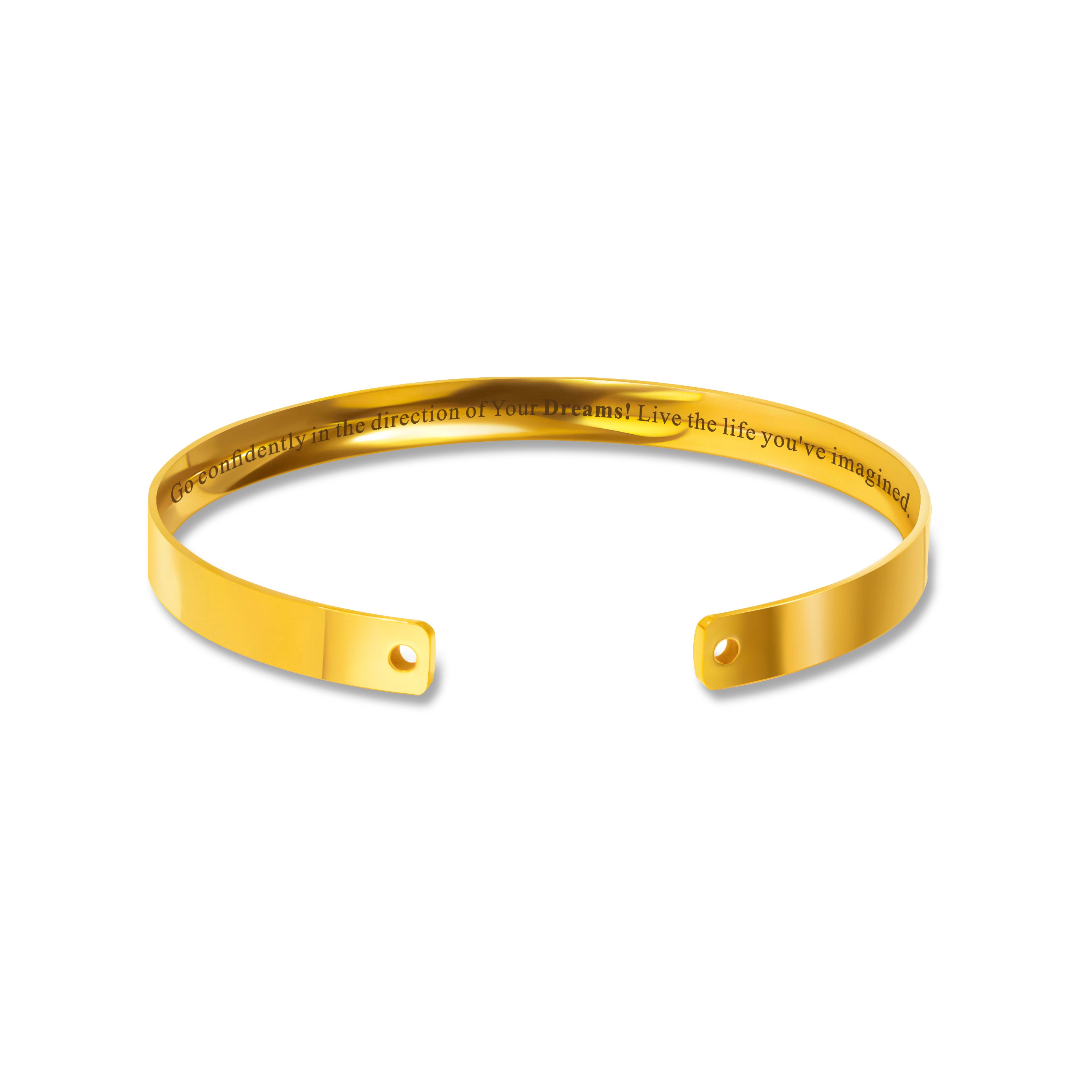 Motivational Graduation Cuff Bangle