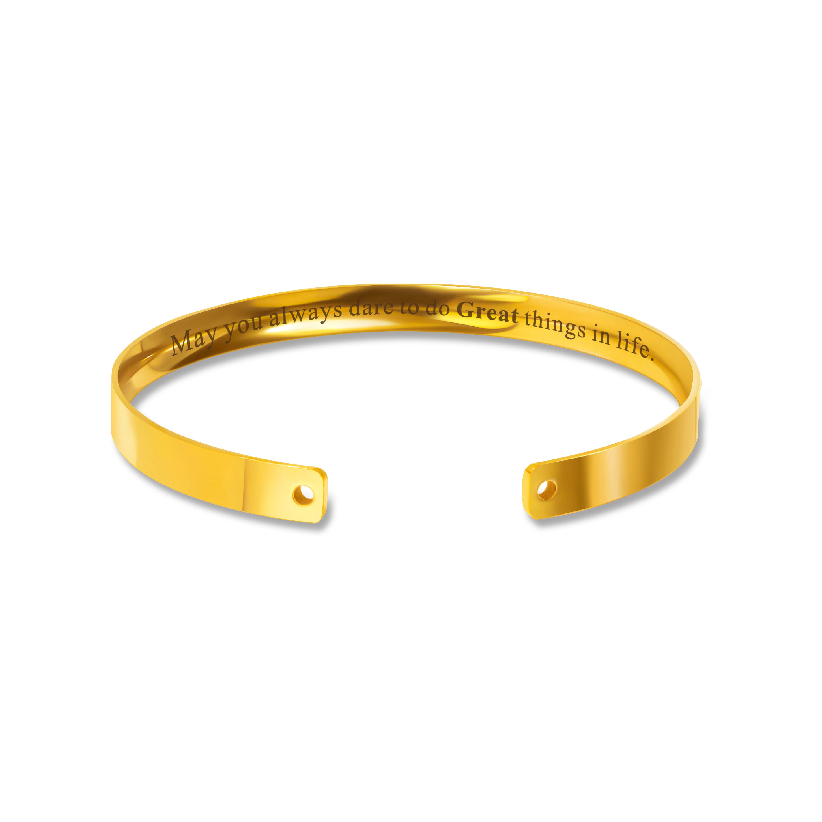 Motivational Graduation Cuff Bangle