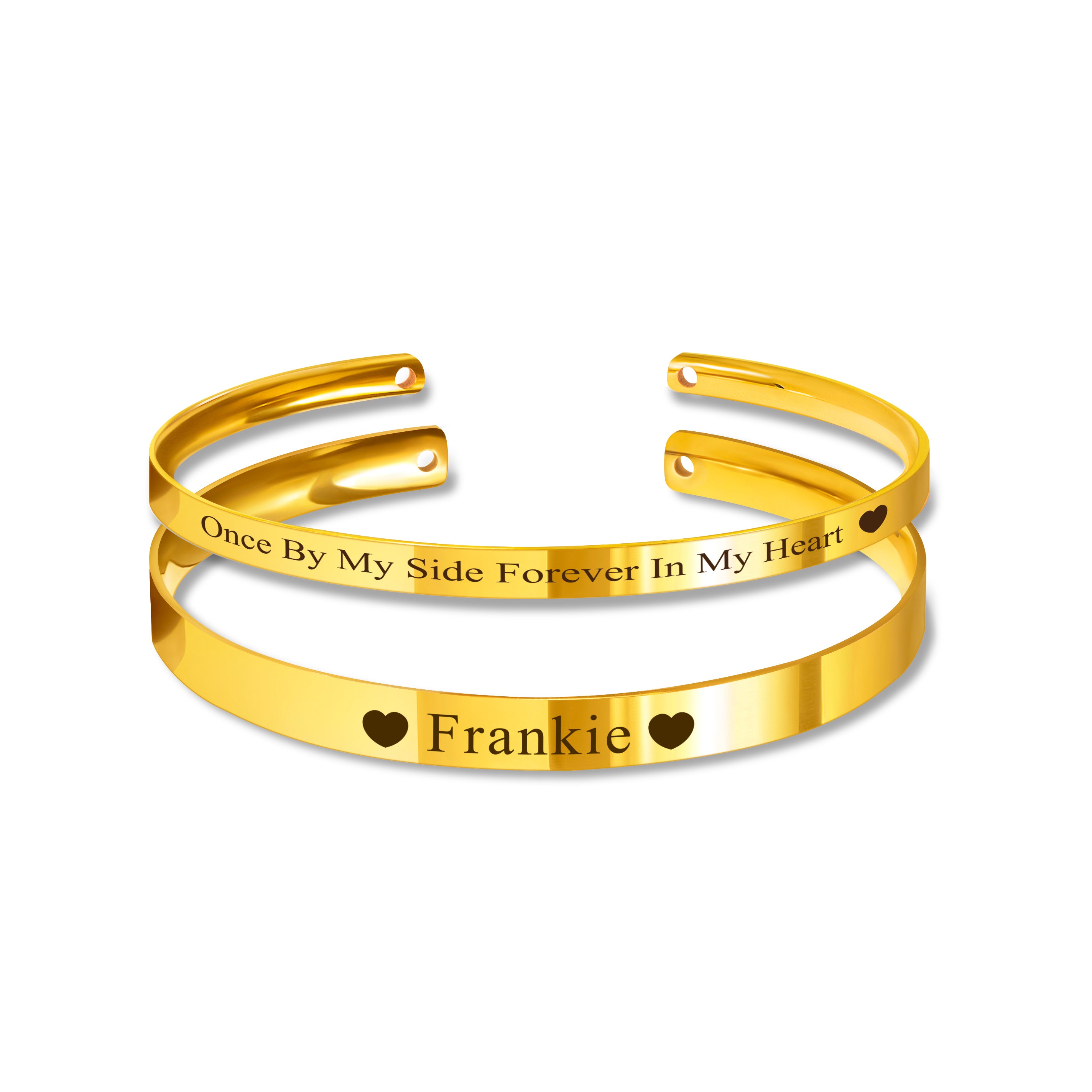 Custom Matching Cuff Bangle Set