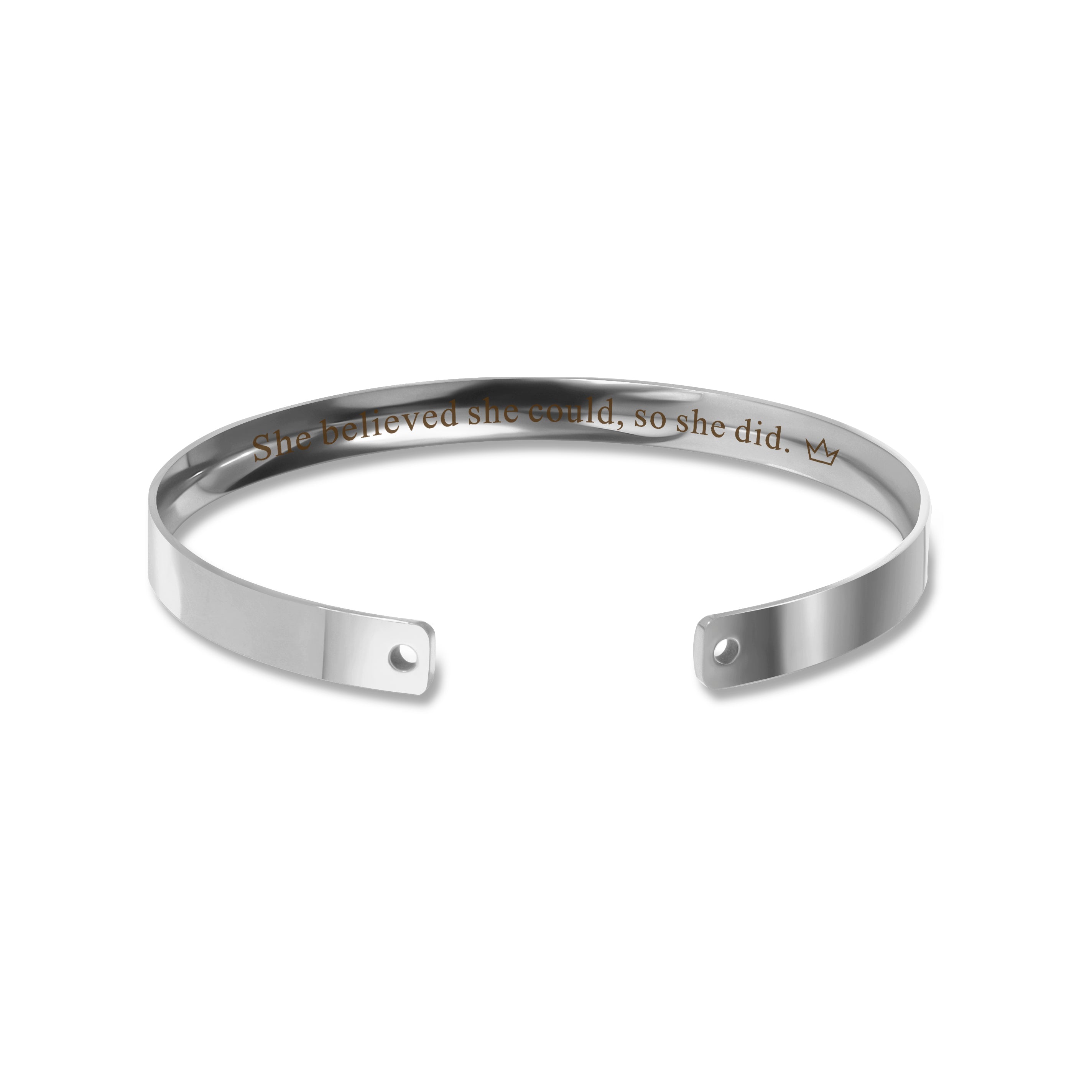 Motivational Graduation Cuff Bangle