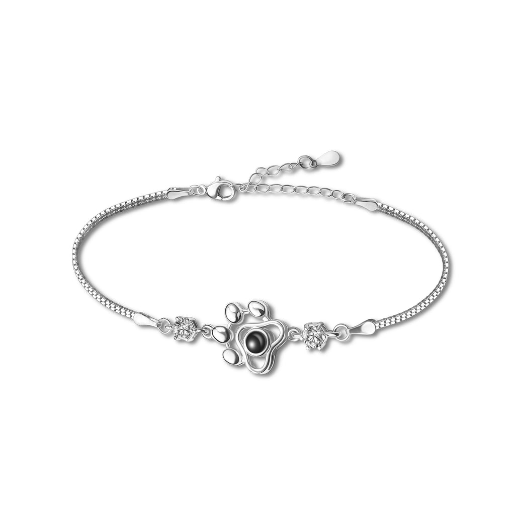 Paw Print Photo Photo Projection Bracelet