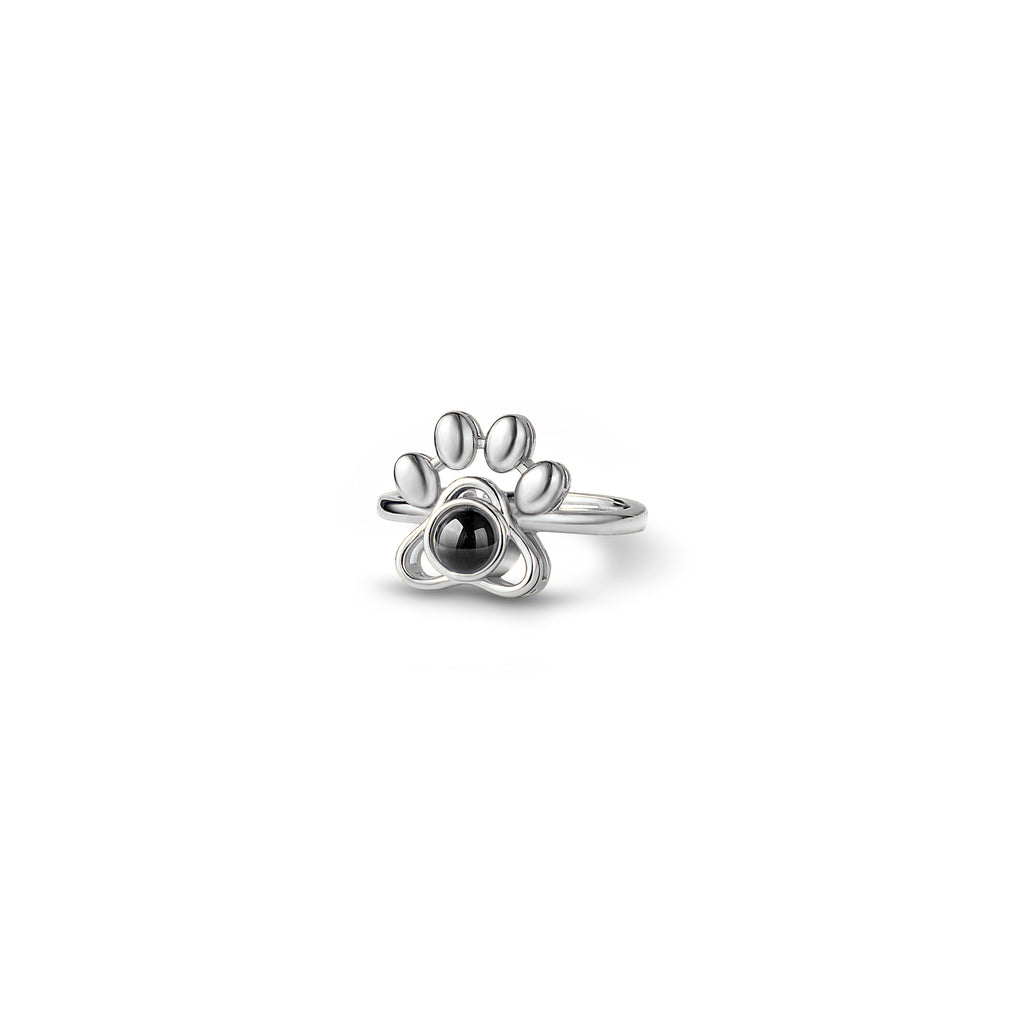 Paw Print Photo Photo Projection Ring