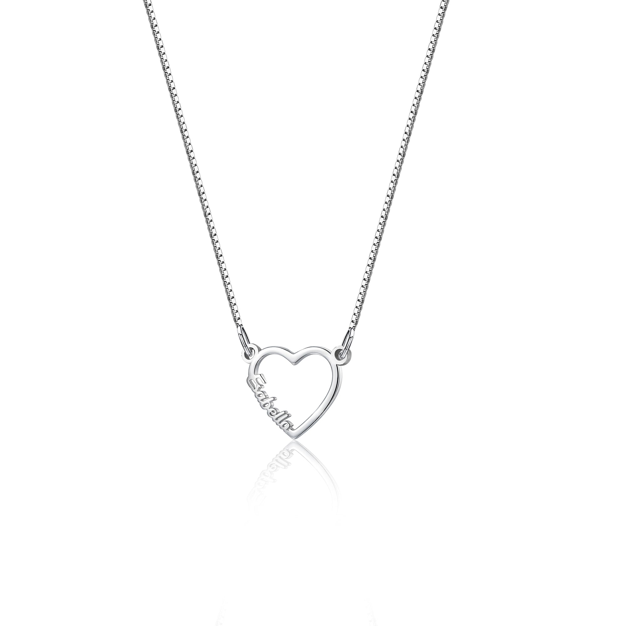 Custom Multi-Name Heart Necklaace