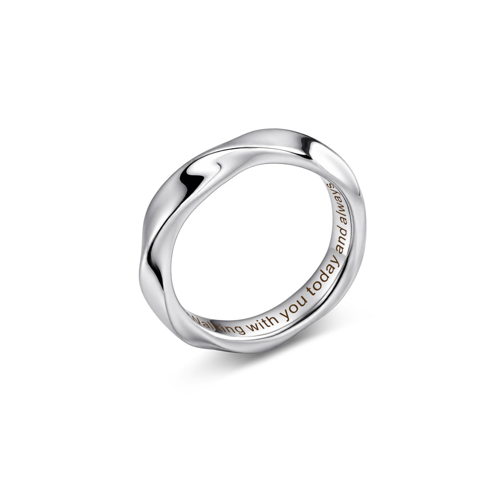 Personalized Twisted Ring