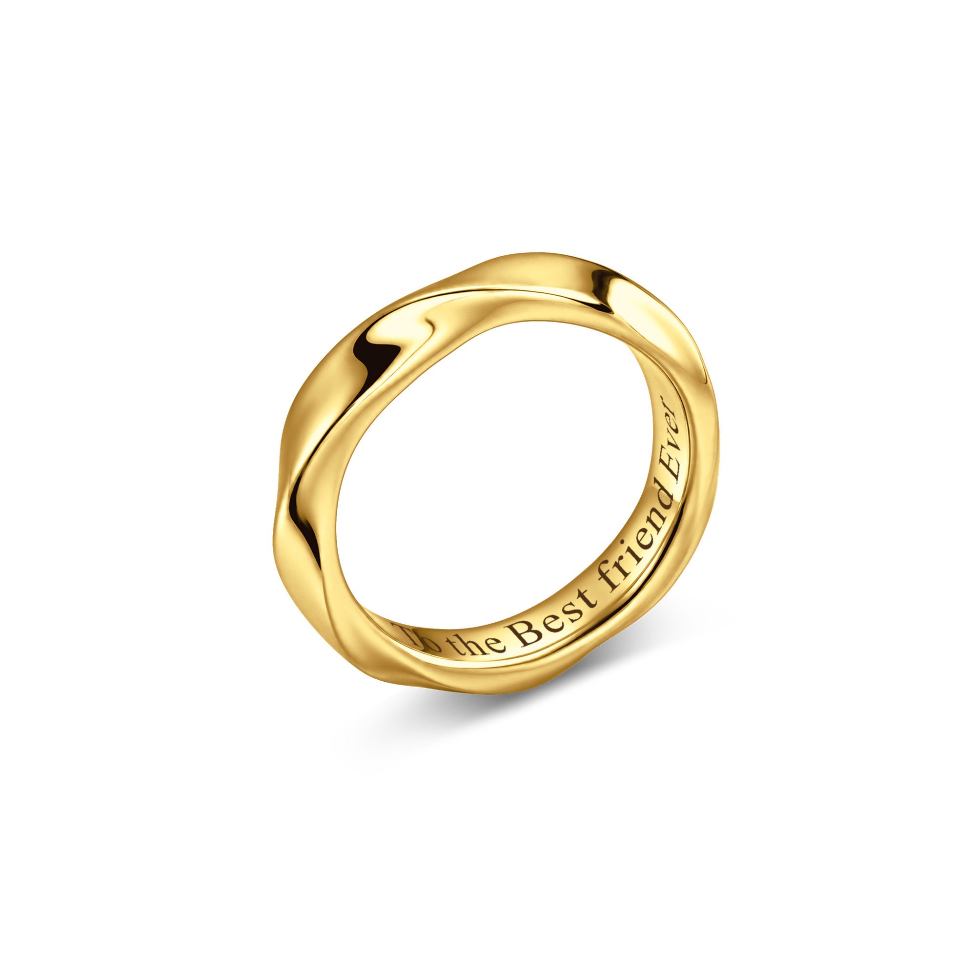 Personalized Twisted Ring