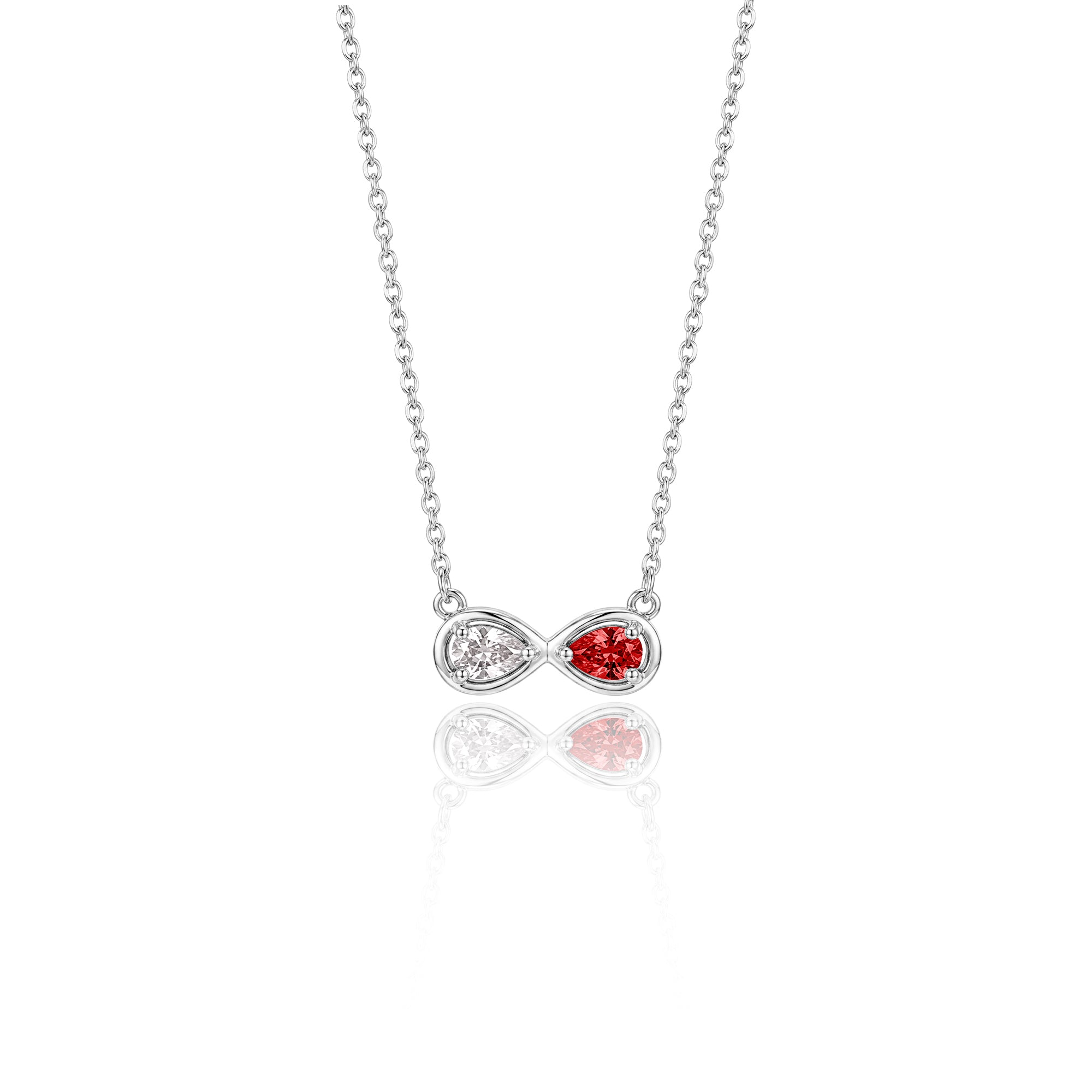 Birthstone Infinity Necklace