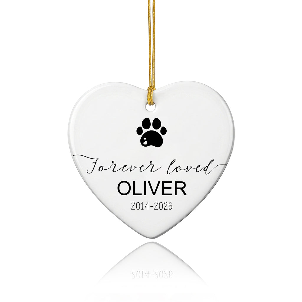 Custom Pet Photo Memorial Ornament