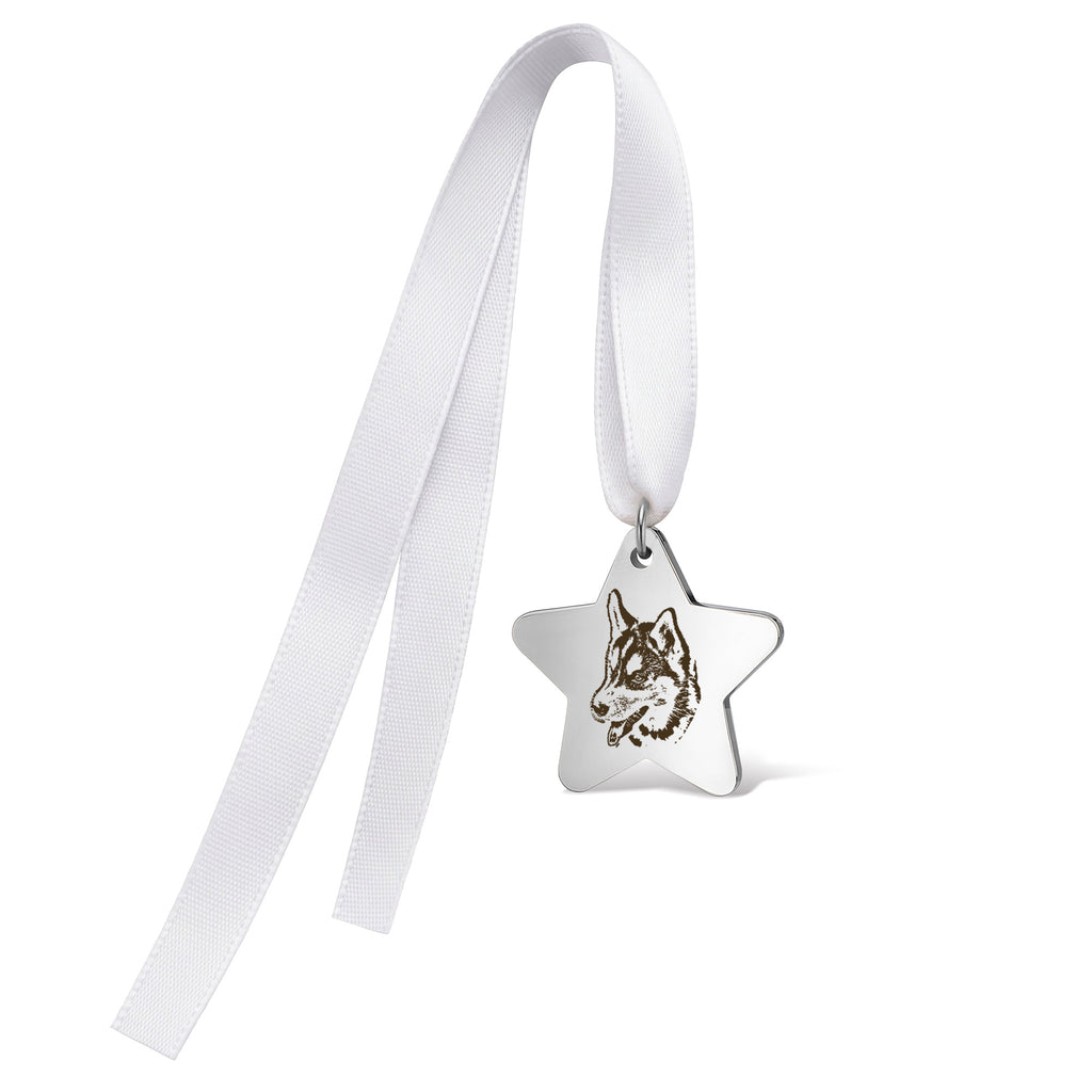Star Pet Portrait Wedding Bouquet Charm