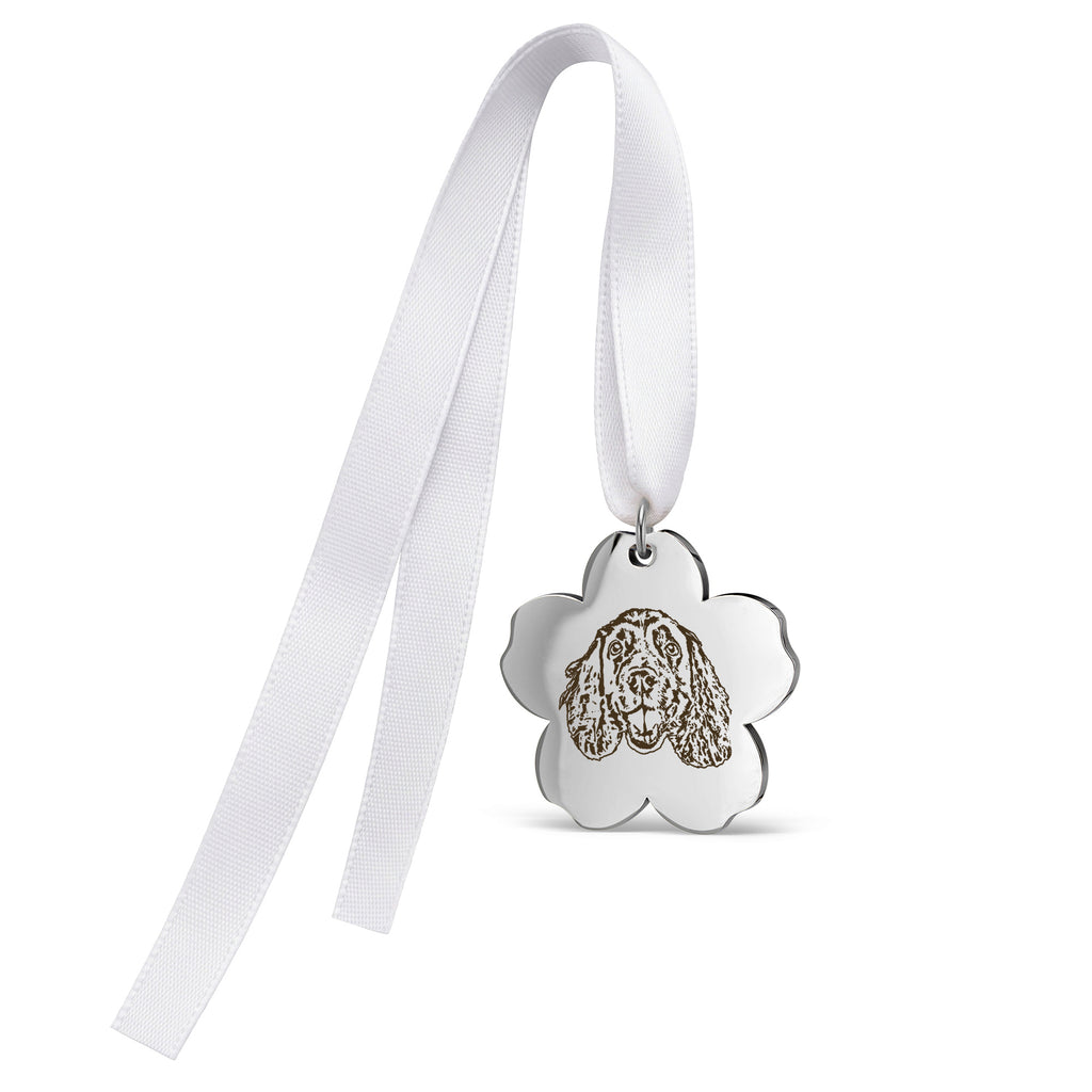 Cherry Blossom Pet Portrait Wedding Bouquet Charm