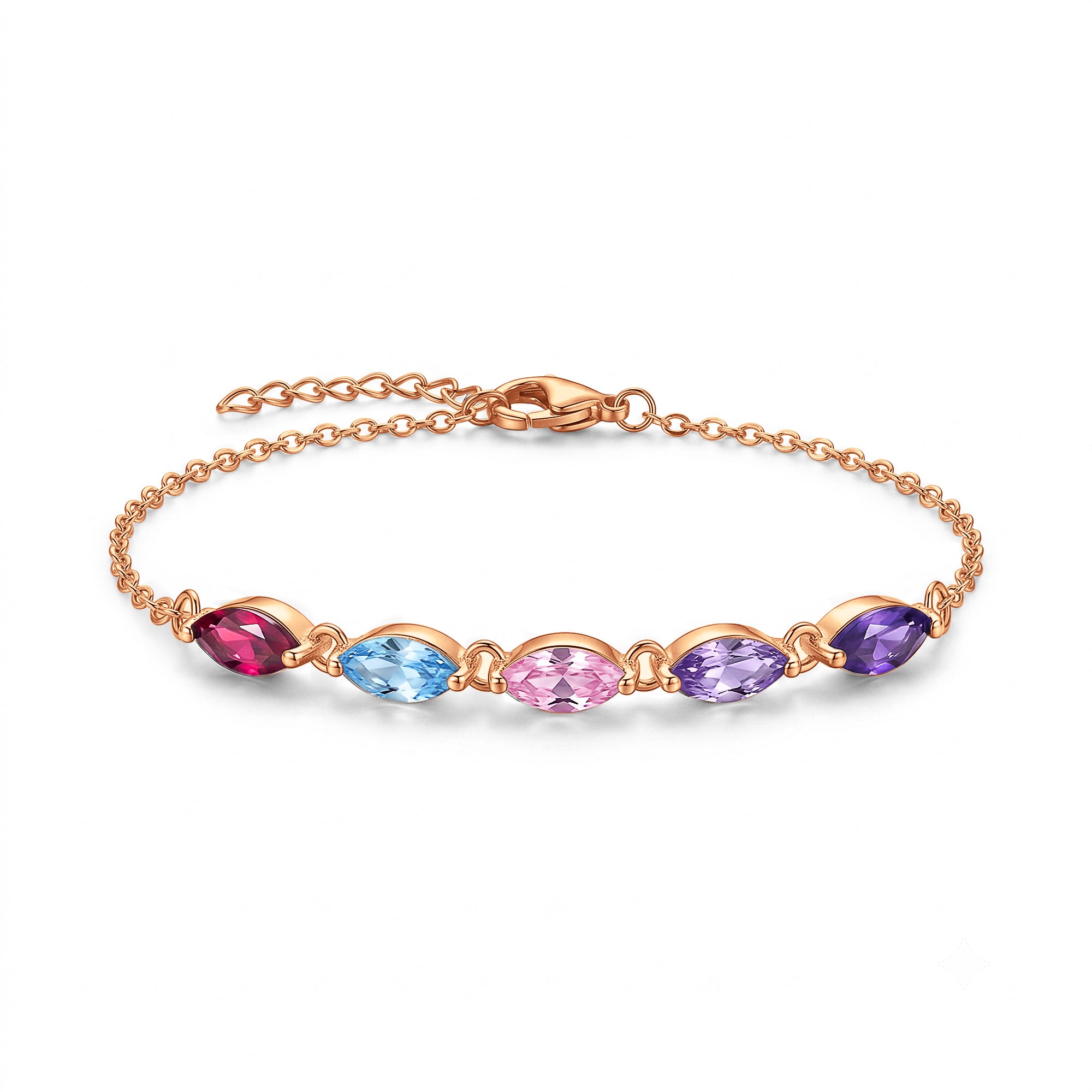 Marquise Birthstone Bracelet