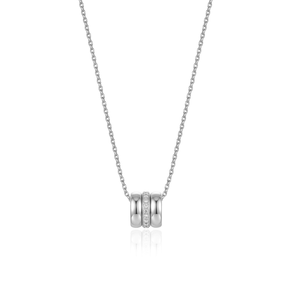 Personalized Circle Bead Necklace