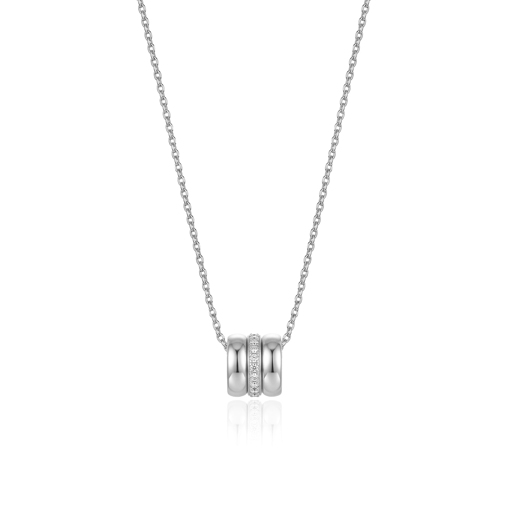 Personalized Circle Bead Necklace