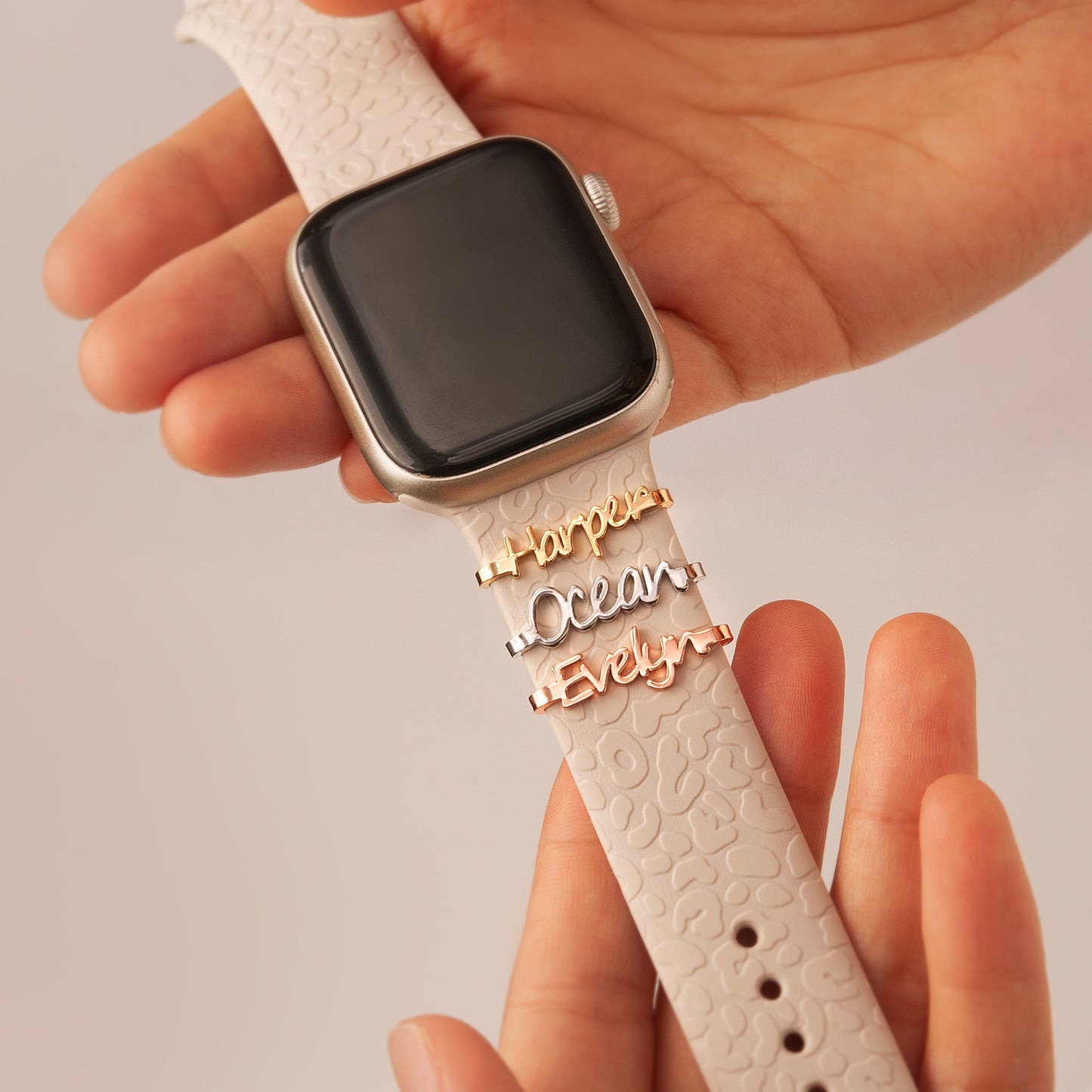 Personalized Watch Band Name Charm