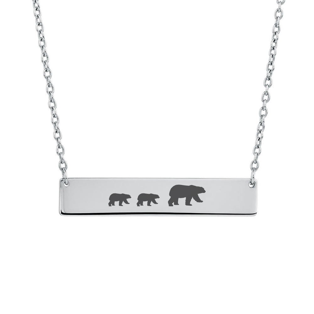 Mama Bear Bar Necklace