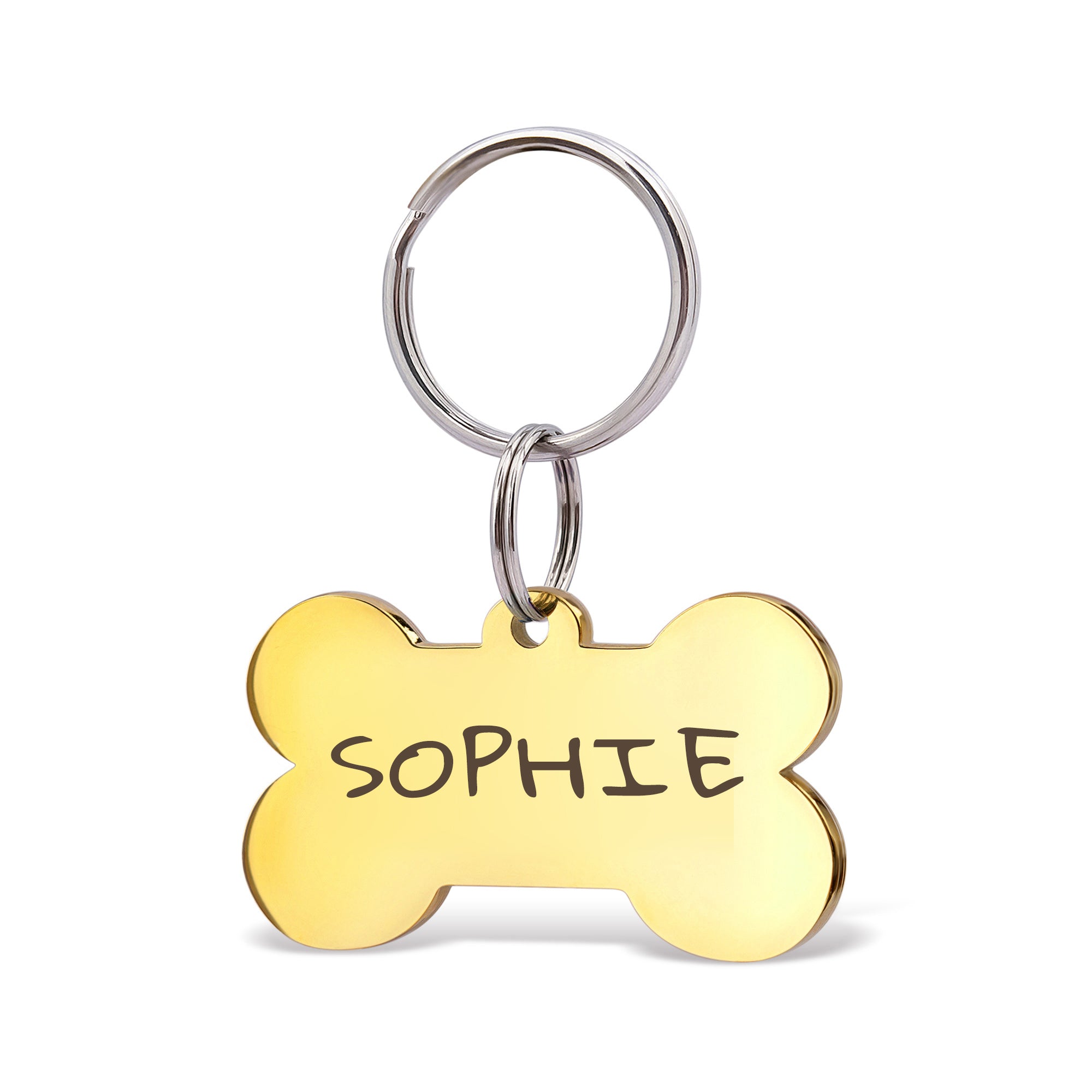 Dog Bone Pet ID Dog Tag