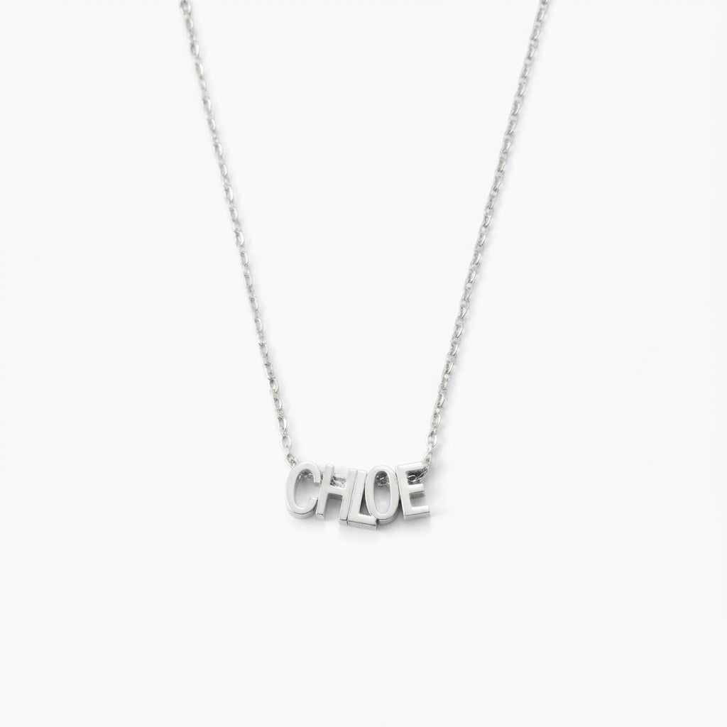 18k Gold Plated Letter Charm Necklace