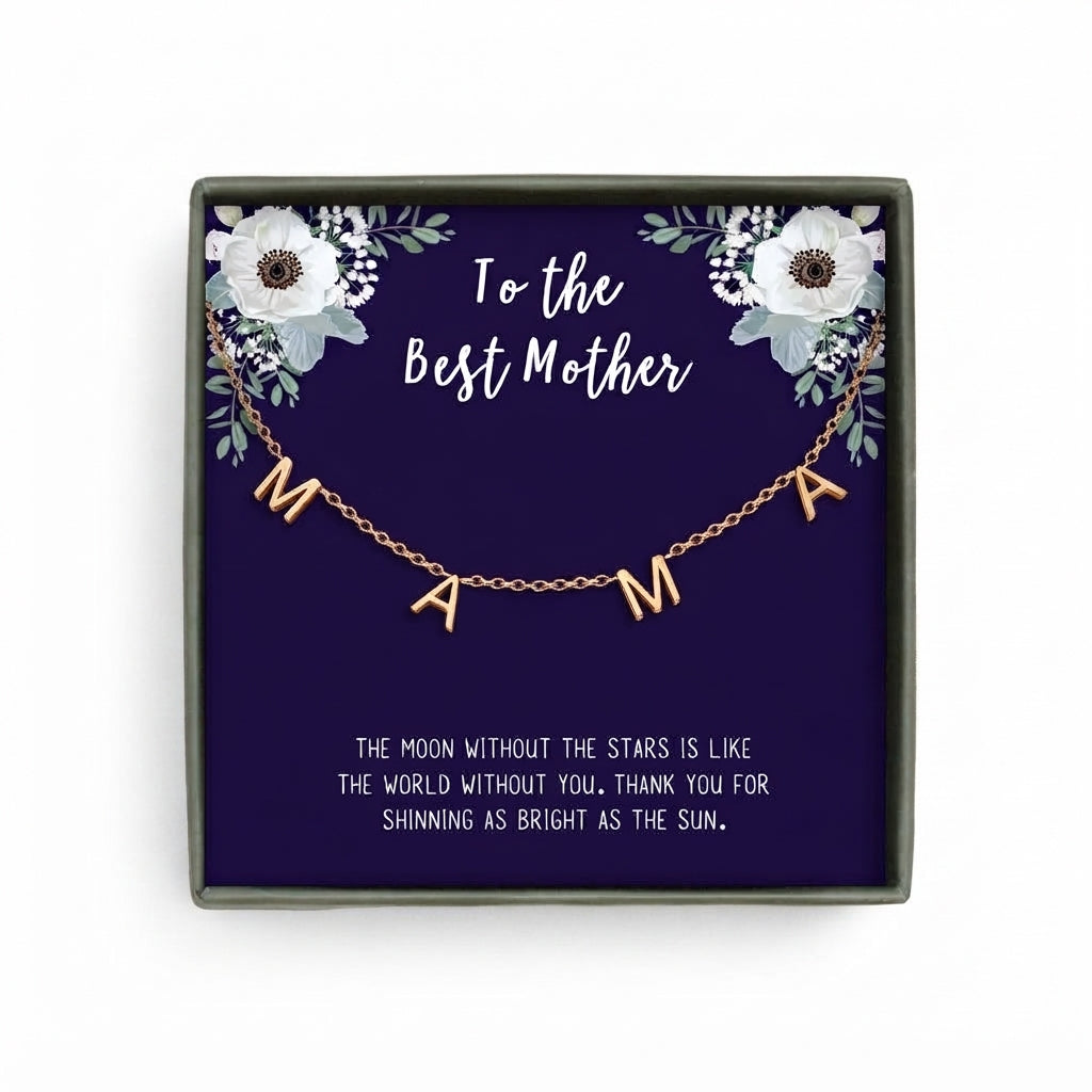 To the Best Mother MAMA Necklace